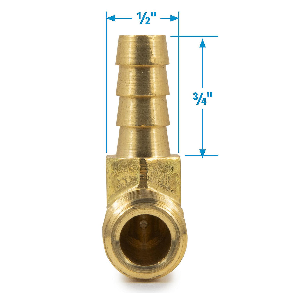 Seachoice 20711 90 Degree Brass Fuel Elbow - 50-20711 - official Seachoice product image 2