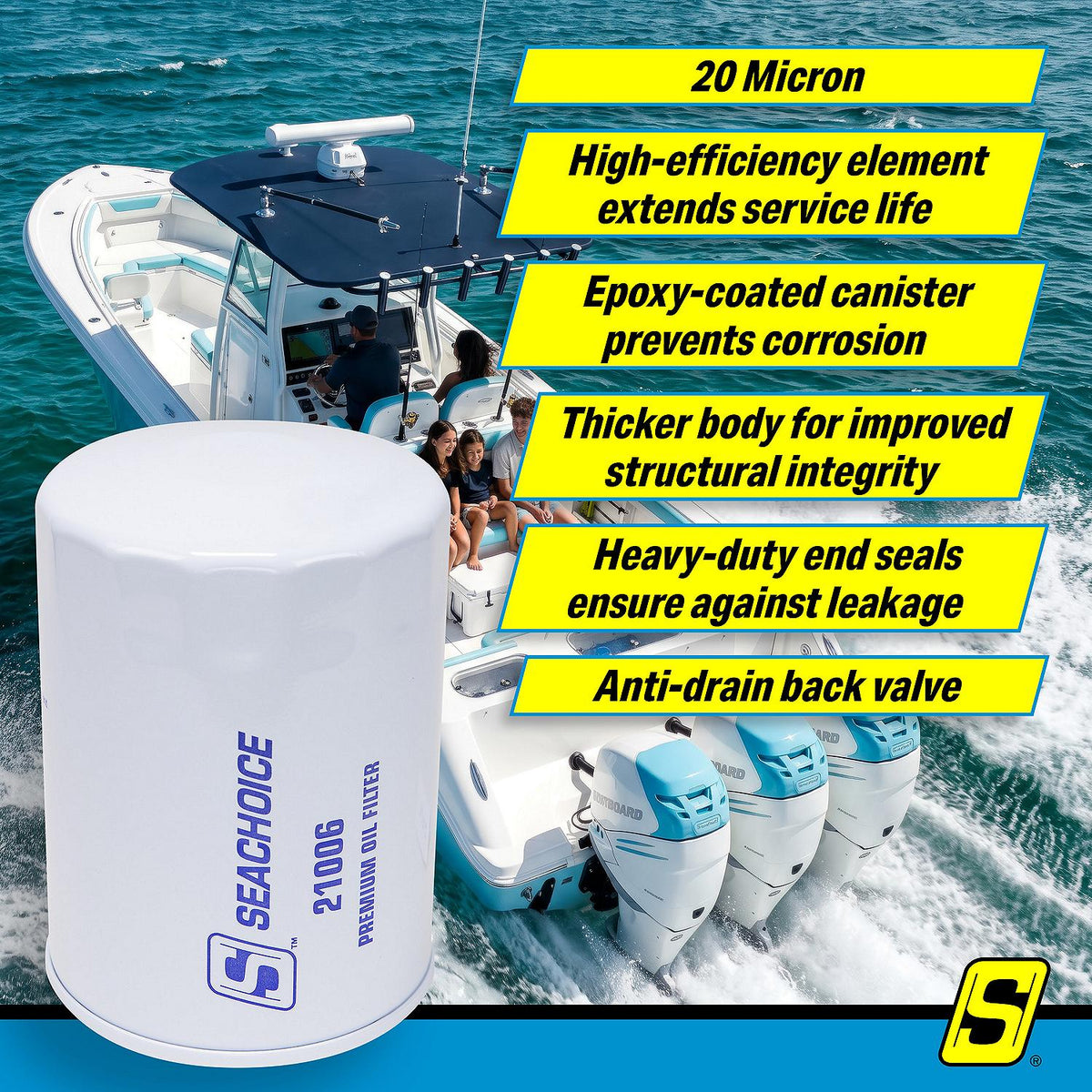 Seachoice 21006 Full-Flow Oil Filter - C-65042-V106 - image 9