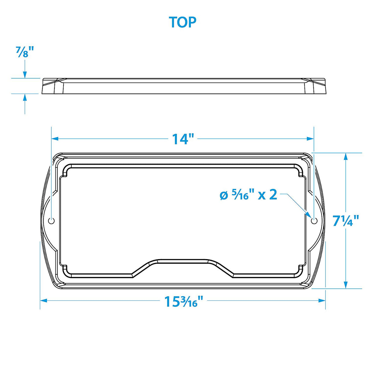 Seachoice Premium Durable Battery Tray, Fits Group 31 Batteries - 21971 - official Seachoice product image 6