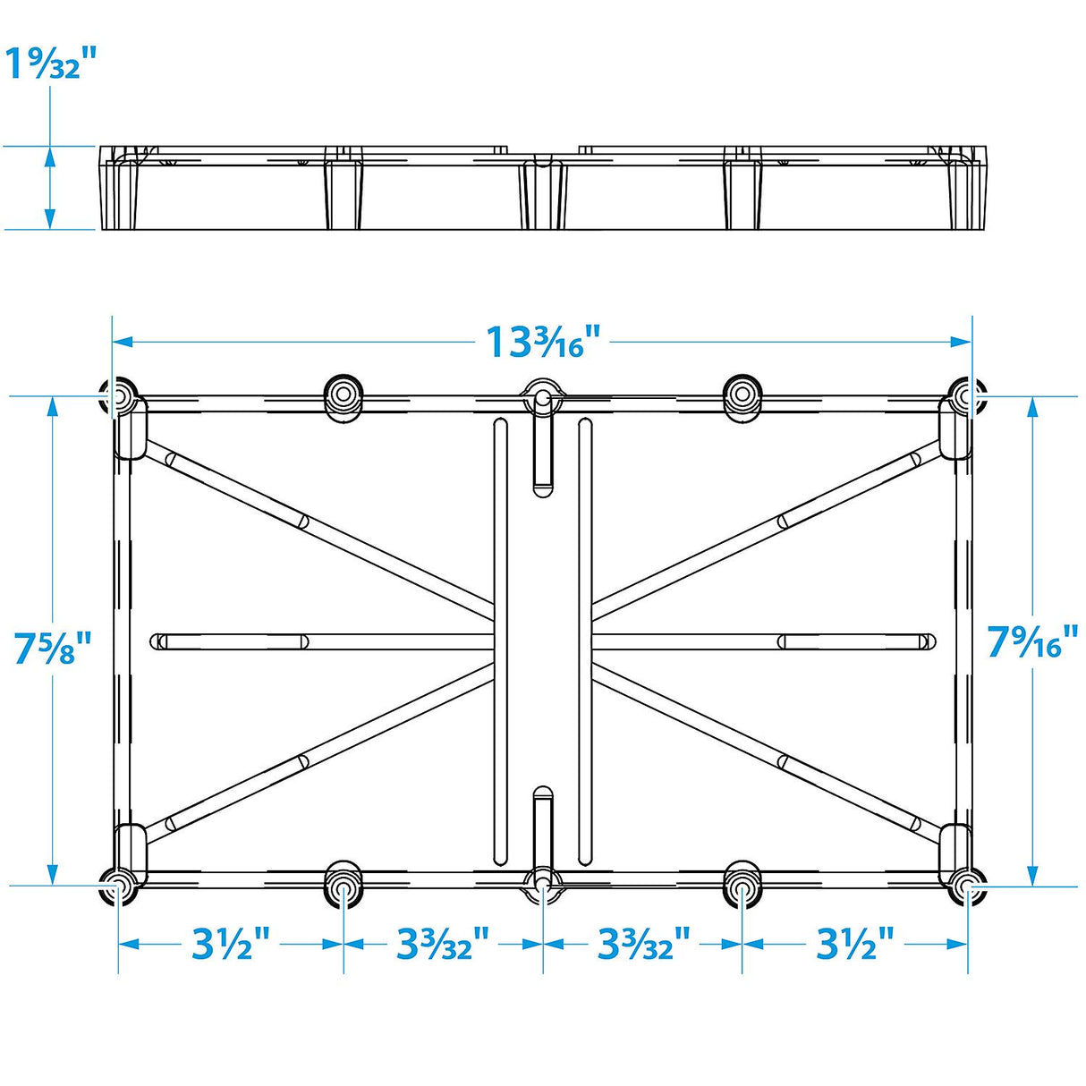 Seachoice Battery Tray with Stainless Steel Buckle, Group 29/31 - 22013 - official Seachoice product image 4