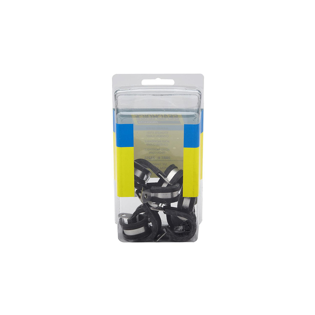 Seachoice Stainless Steel Cable Clamps, 3/4 In., EPDM - 50-23251