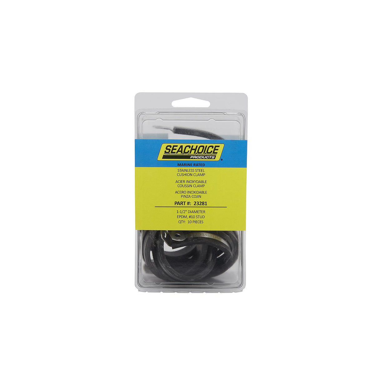 Seachoice Stainless Steel Cable Clamps, 1-1/2 In., EPDM - 50-23281 - official Seachoice product image 4