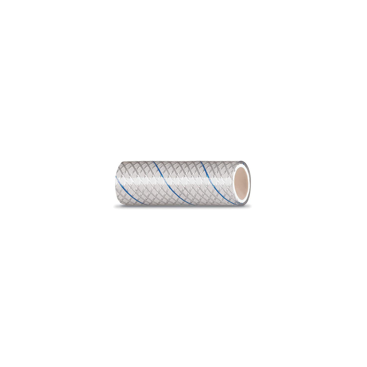 Seachoice 23561 Clear Reinforced PVC Tubing w/Blue Tracer - 164 Series 1/2" x 25' - 164-0125