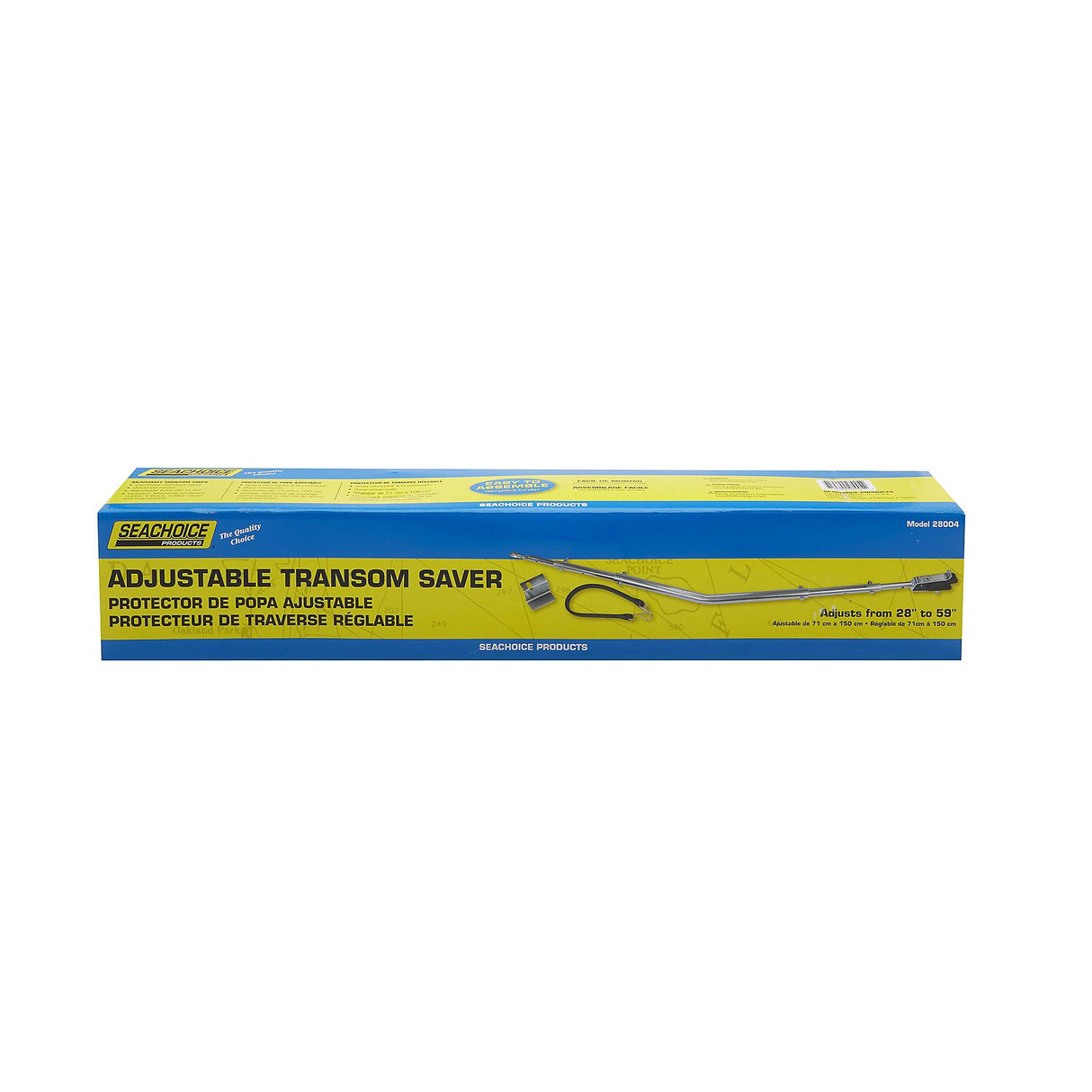 Seachoice Adjustable Transom Saver, Angled, 28-59 In. - 50-28004 - official Seachoice product image 3