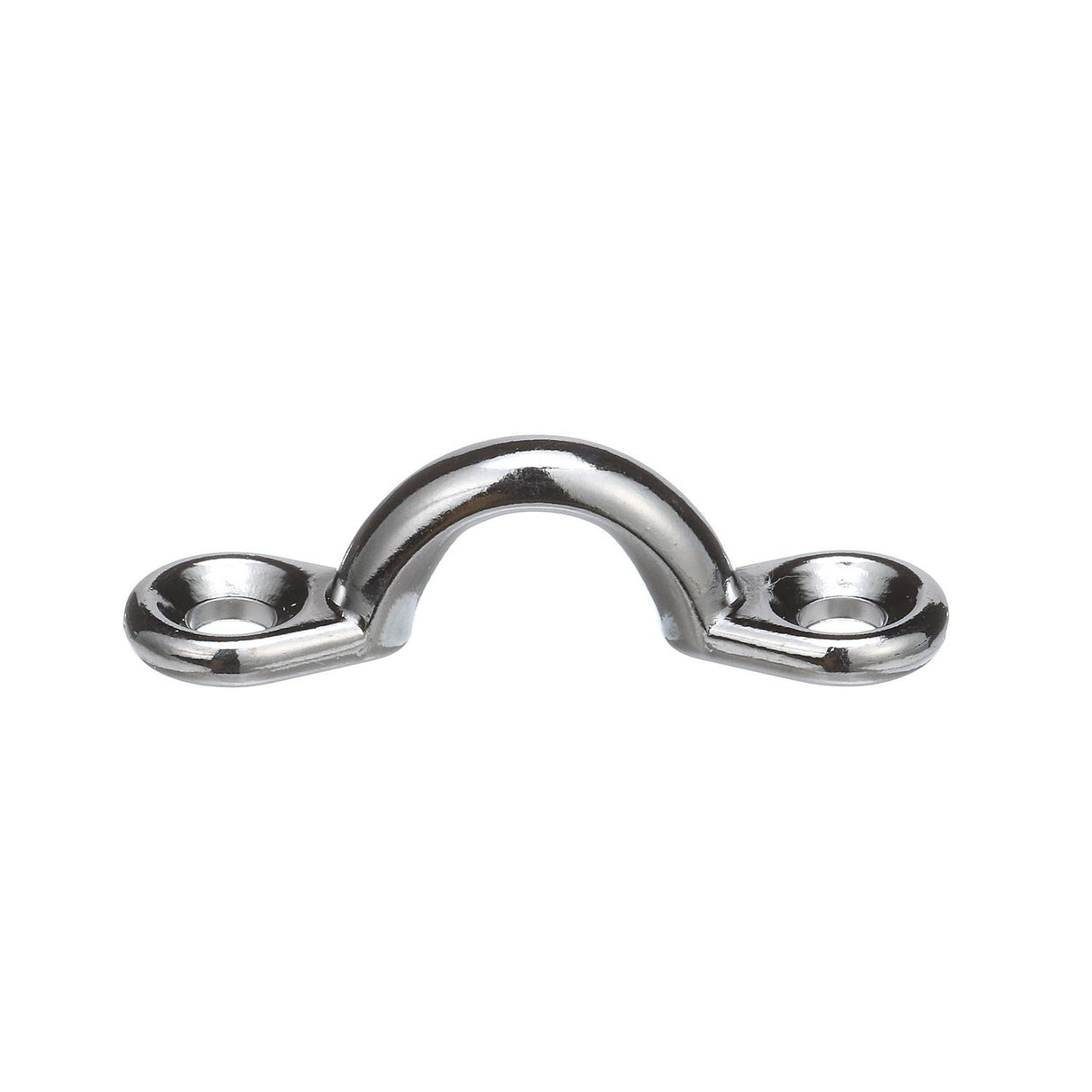 Seachoice Multi-Purpose Chrome-Plated Zinc 3/8 in. Eye Straps, Set of 4 - 28831