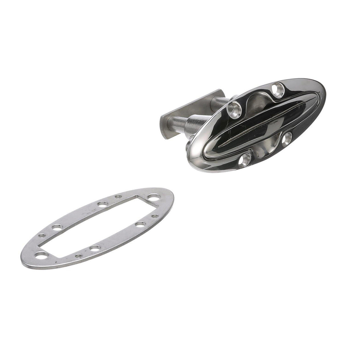 Seachoice 316 Cast Stainless Steel Pull Up Cleat, Flush Mount, 4-1/2 in. Long - 50-30061
