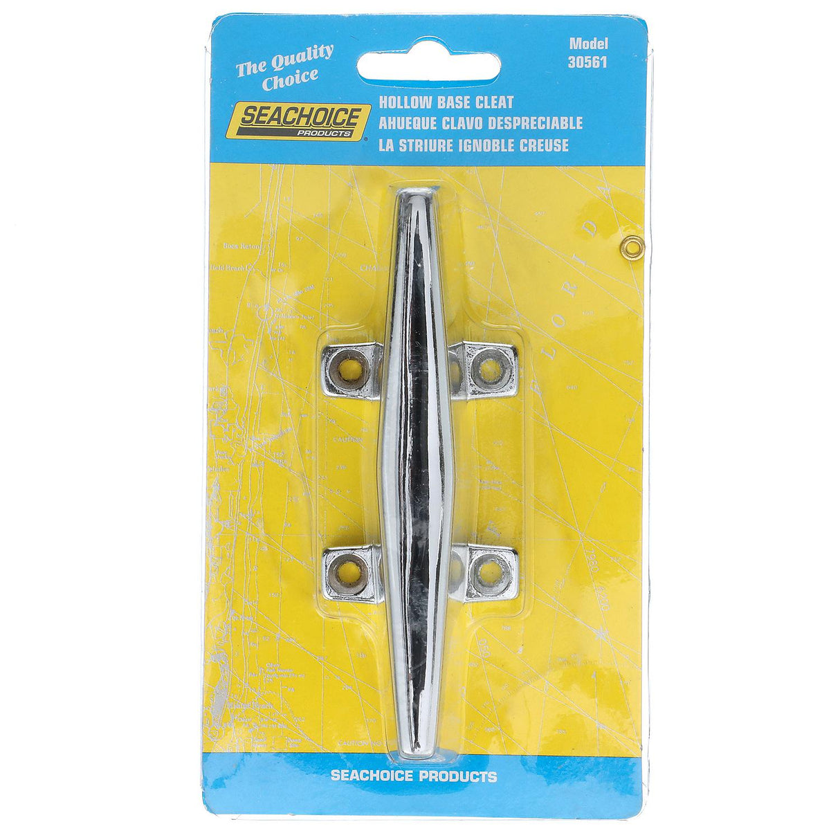 Seachoice Stainless Steel Hollow Base 4-1/2 in. Boat Dock and Anchor Line Cleat - 30561 - official Seachoice product image 4