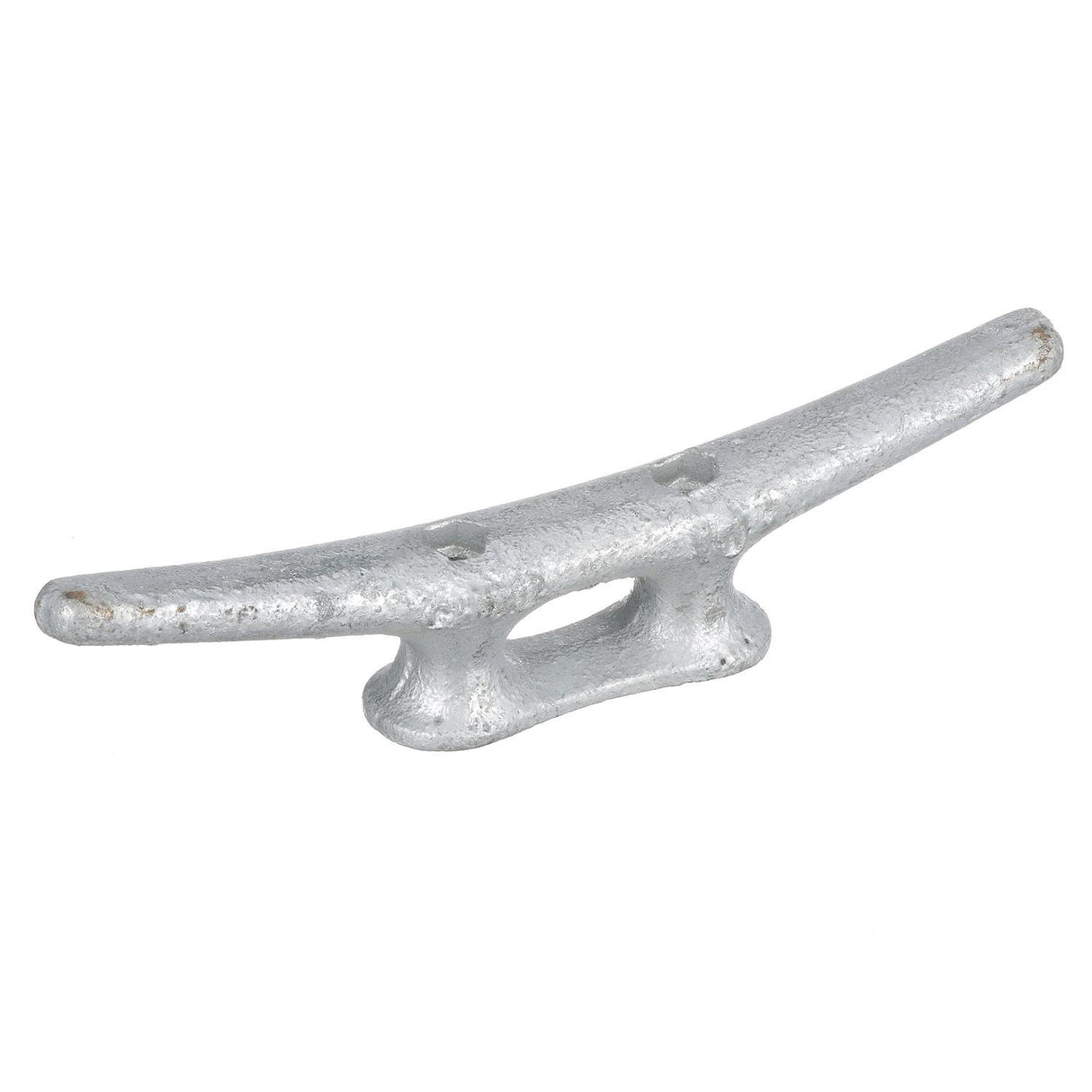 Seachoice Open Base Dock Cleat, Galvanized Gray Iron, 10 In. - 30620