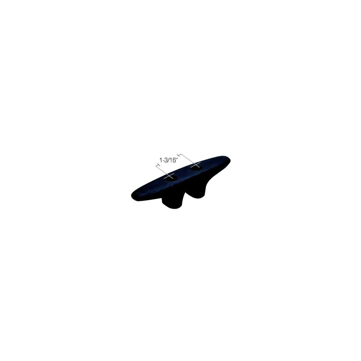 Seachoice Black Plastic Cleat, 4-1/2 in. Long, 5/16 in. Max Rope Size - 30801 - official Seachoice product image 8