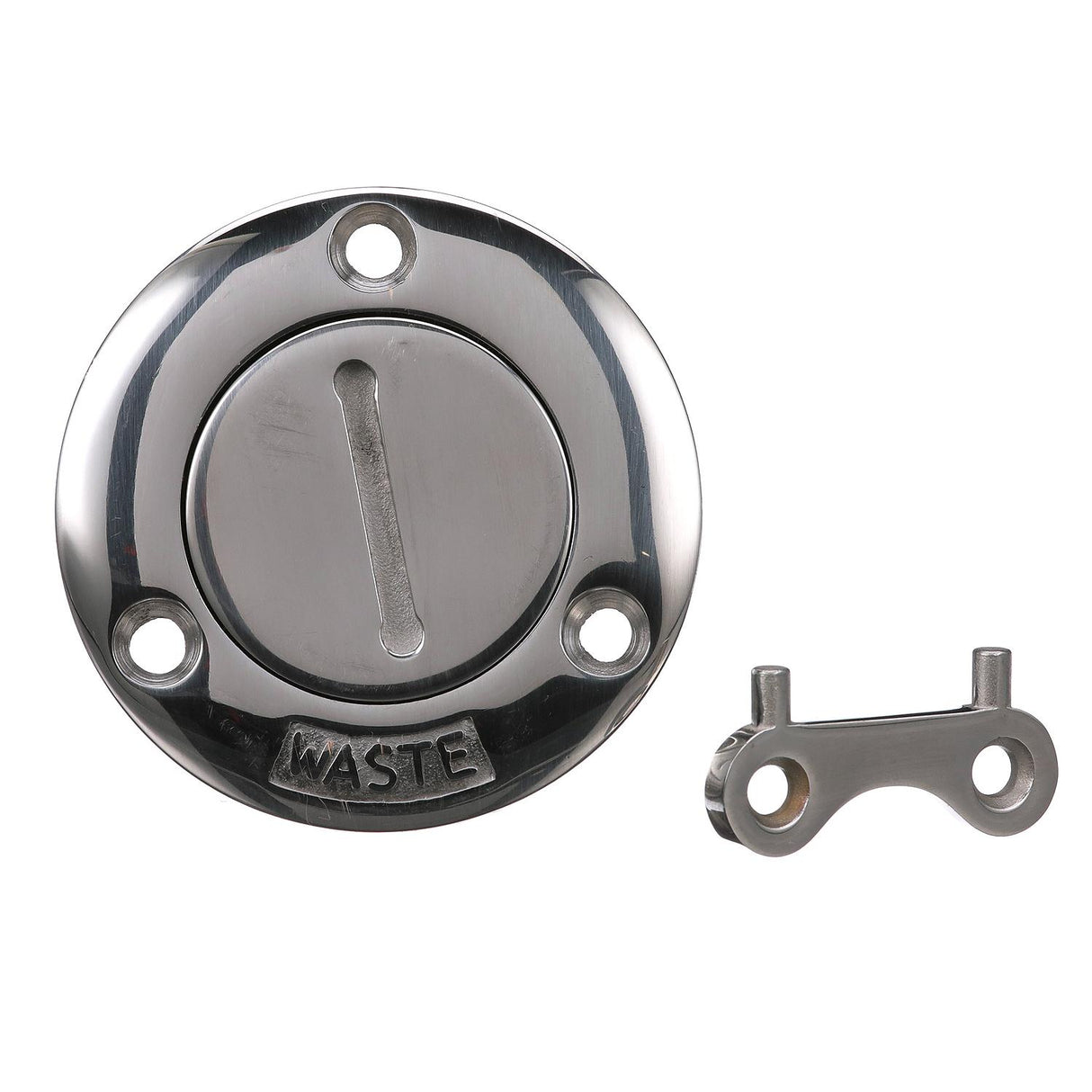 Seachoice Corrosion-Resistant Cast 316 Stainless Steel Deck Fill Waste Fill w/ Cap - 32281 - official Seachoice product image 5