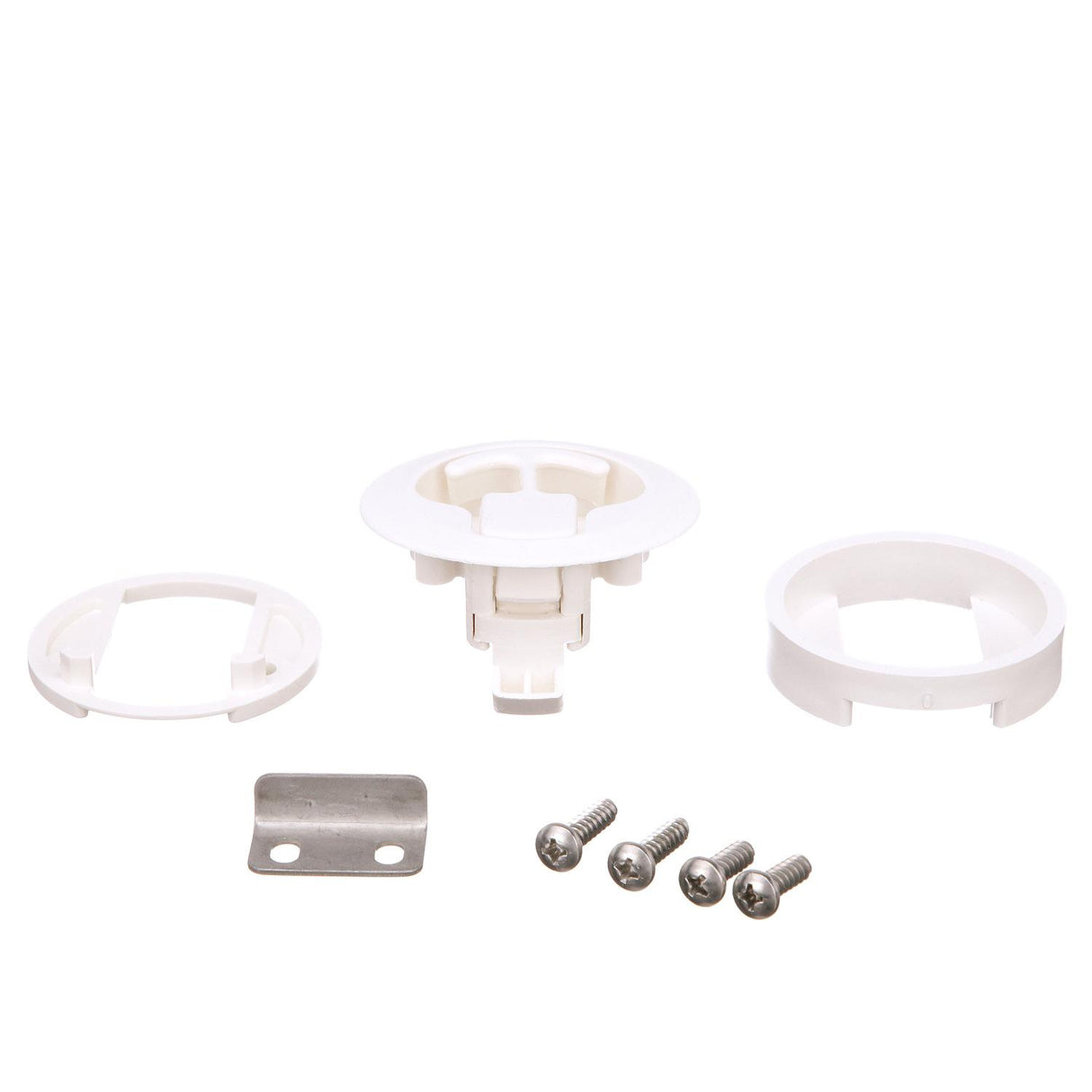 Seachoice 35521 Flush Mount Slam Latch, Rust-Free White Plastic, 2 in. Diameter - SC50-35521 - official Seachoice product image 8