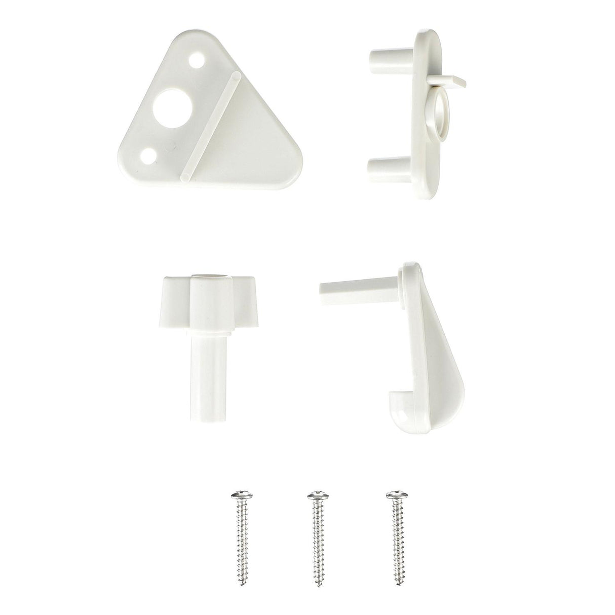Seachoice Pontoon Gate Latch Replacement Kit, Fits 1-1.25 In. Square Frames, Includes Hardware - 35541