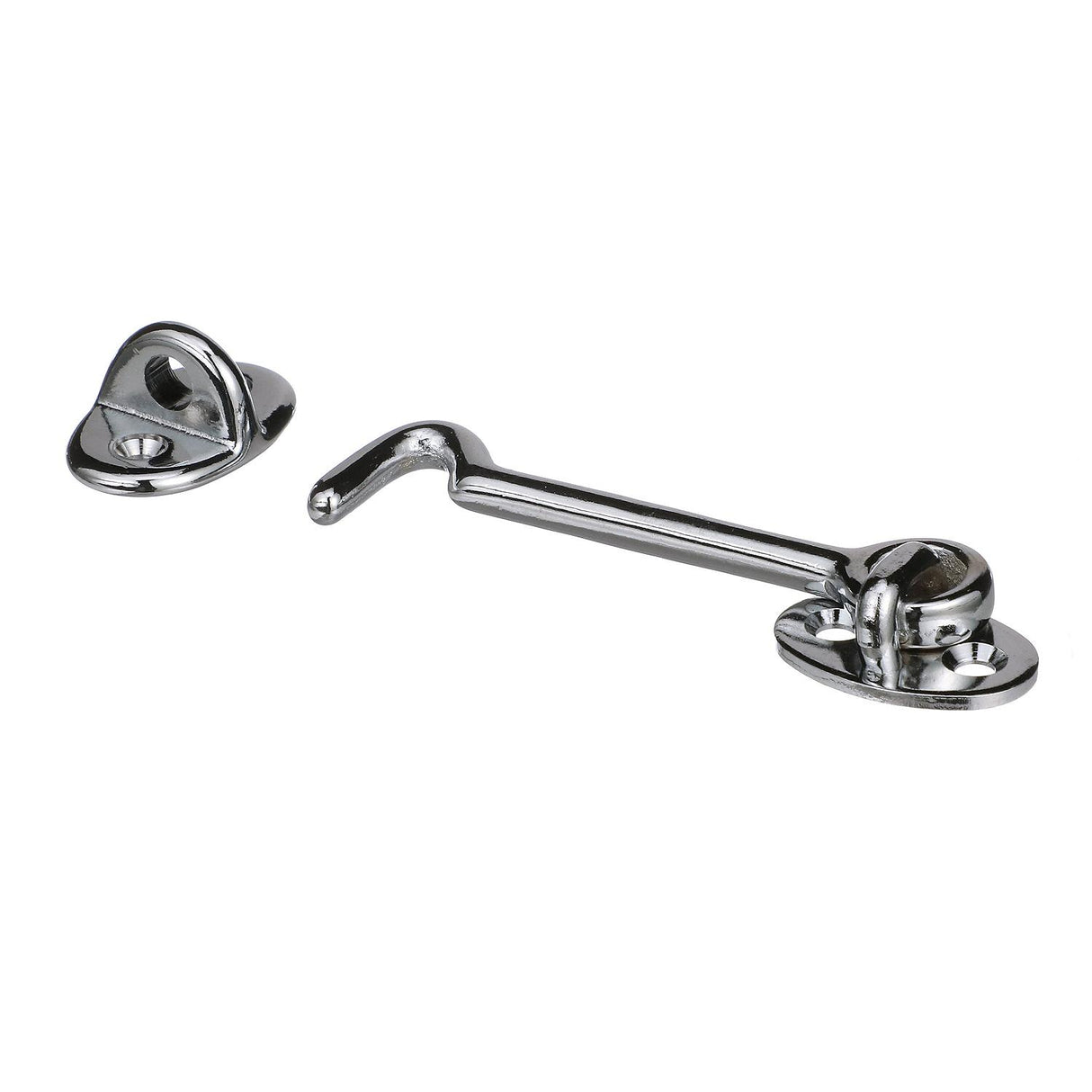 Seachoice Chrome-Plated Cast Brass 3 in. Marine Cabin Door Hook w/ #6 Fastener - 50-36141 - official Seachoice product image 3