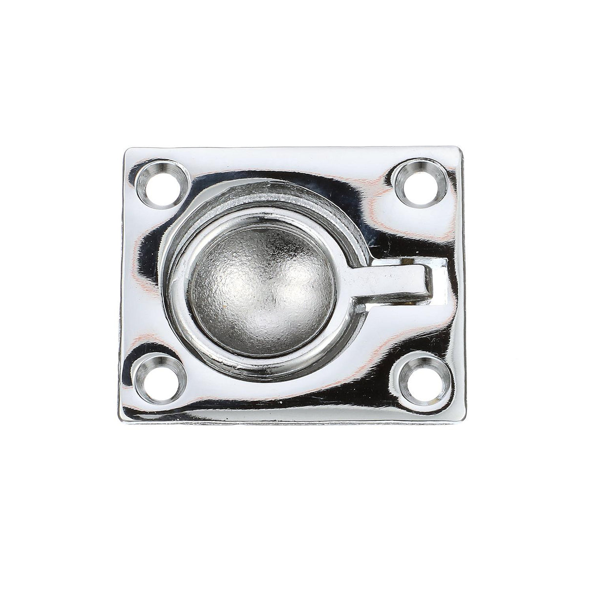 Seachoice Chrome-Plated Cast Brass Square Flush Hatch Ring Pull, 1-1/2 In. X 1-3/4 In. - 36661 - official Seachoice product image 3