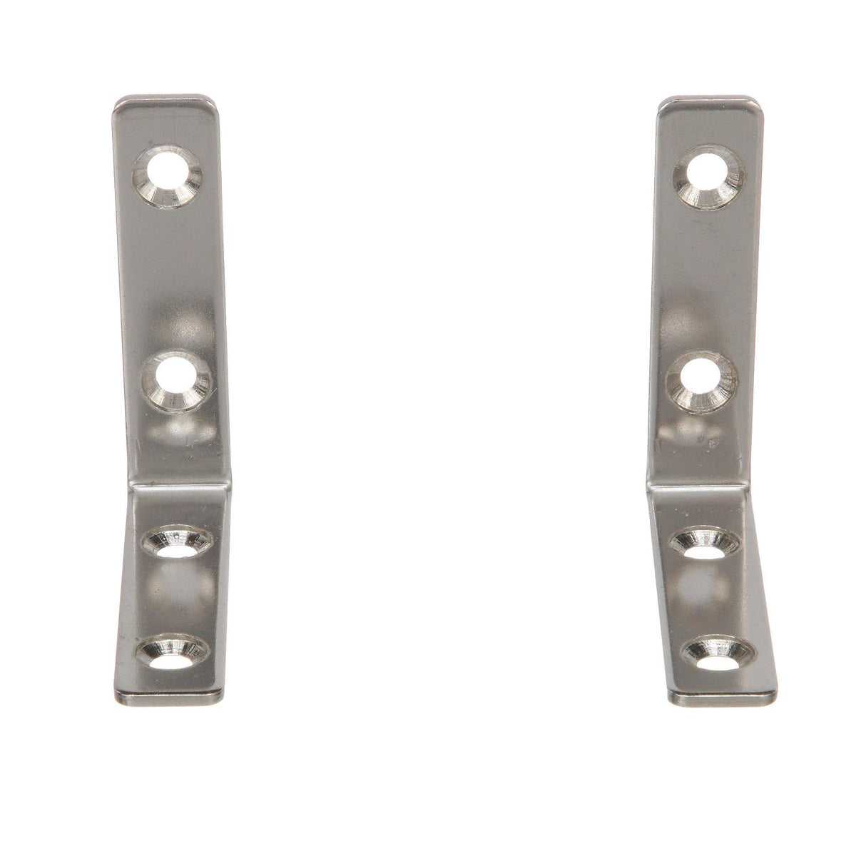 Seachoice Marine-Grade 90-Degree Angle Bracket, Polished 304 Stainless Steel, 2-3/8 in. X 1/2 in., Pack of 2 - 37551 - official Seachoice product image 7