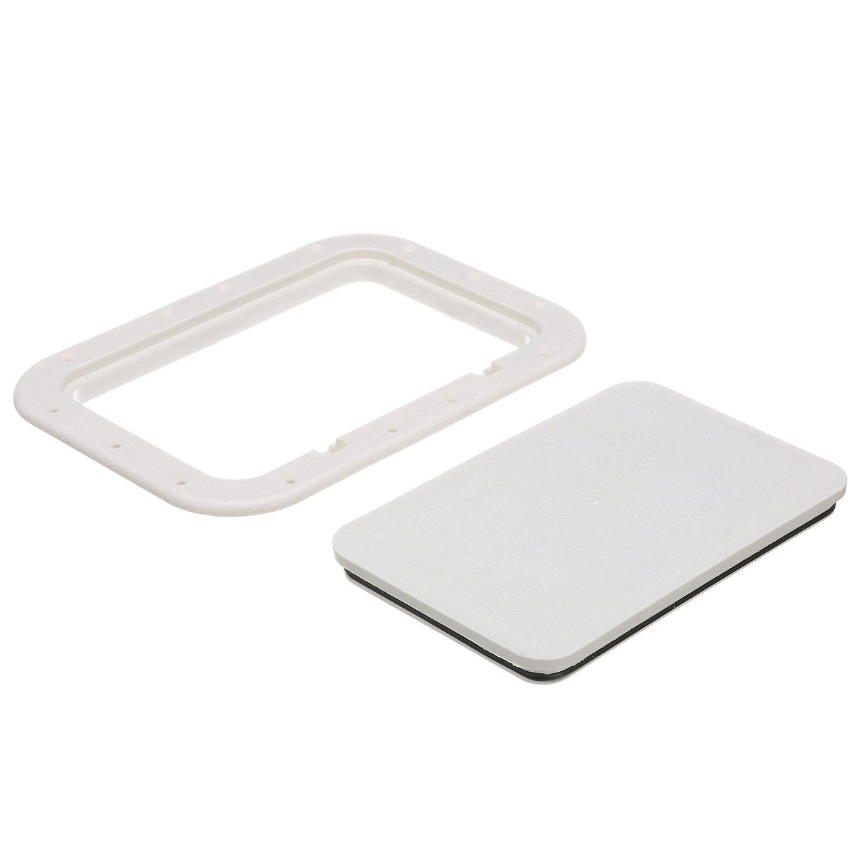 Seachoice White Pry-Out Hatch, 7 In. X 11 In. Inner Dimensions, Acetone Proof Polypropylene - 39121 - official Seachoice product image 5