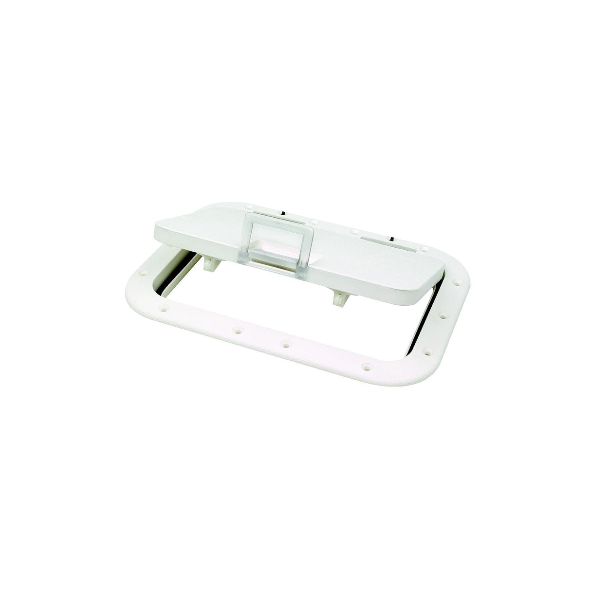 Seachoice White Hinged Hatch, 7 in. X 11 in. Inner Dimensions, Acetone Proof Polypropylene - 39131 - official Seachoice product image 9