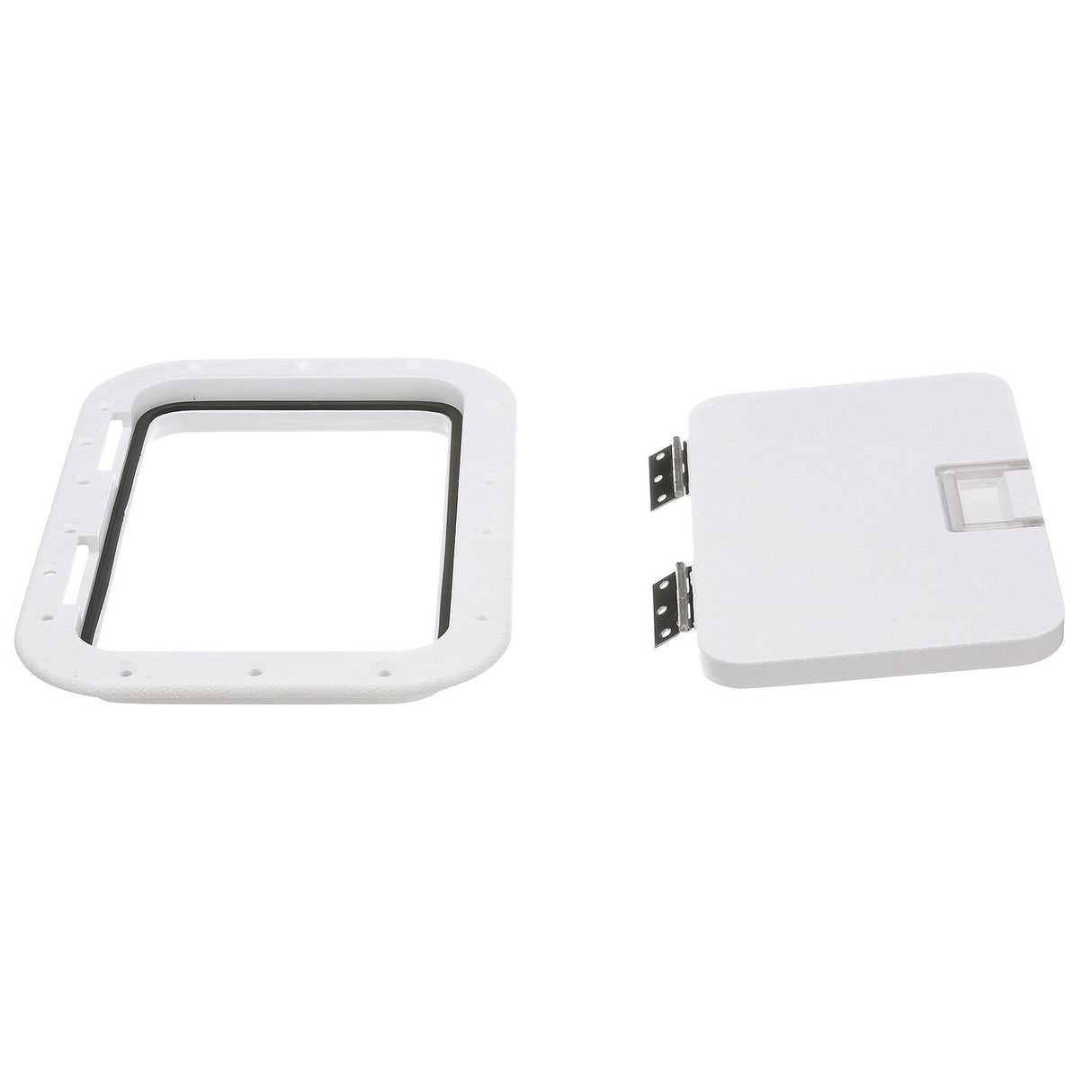 Seachoice Hinged Hatch, Arctic White, 7 in. X 11 in. Inner Dimensions, Acetone Proof Polypropylene - 39141 - official Seachoice product image 5