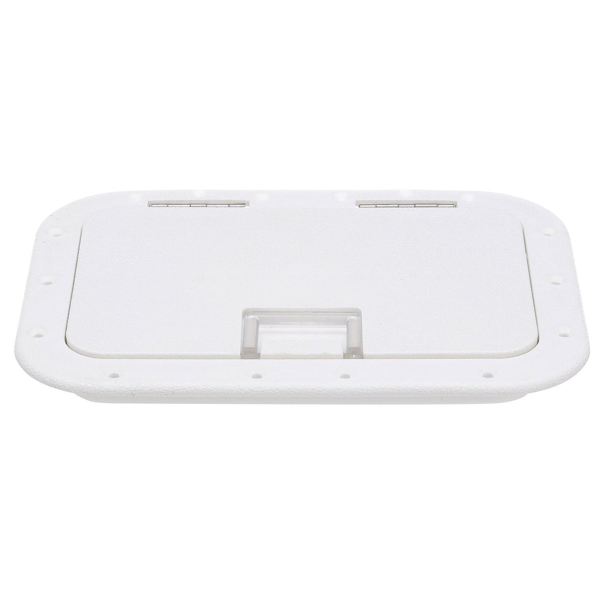 Seachoice Hinged Hatch, Arctic White, 7 in. X 11 in. Inner Dimensions, Acetone Proof Polypropylene - 39141 - official Seachoice product image 6
