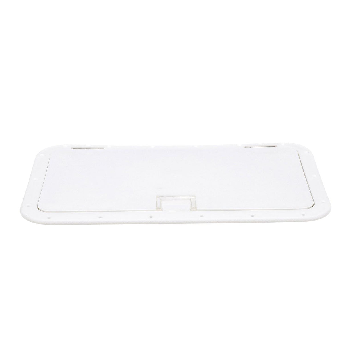 Seachoice Handle Hatch, Arctic White, 10 in. X 20 in., Stainless Steel Hinge - 39161