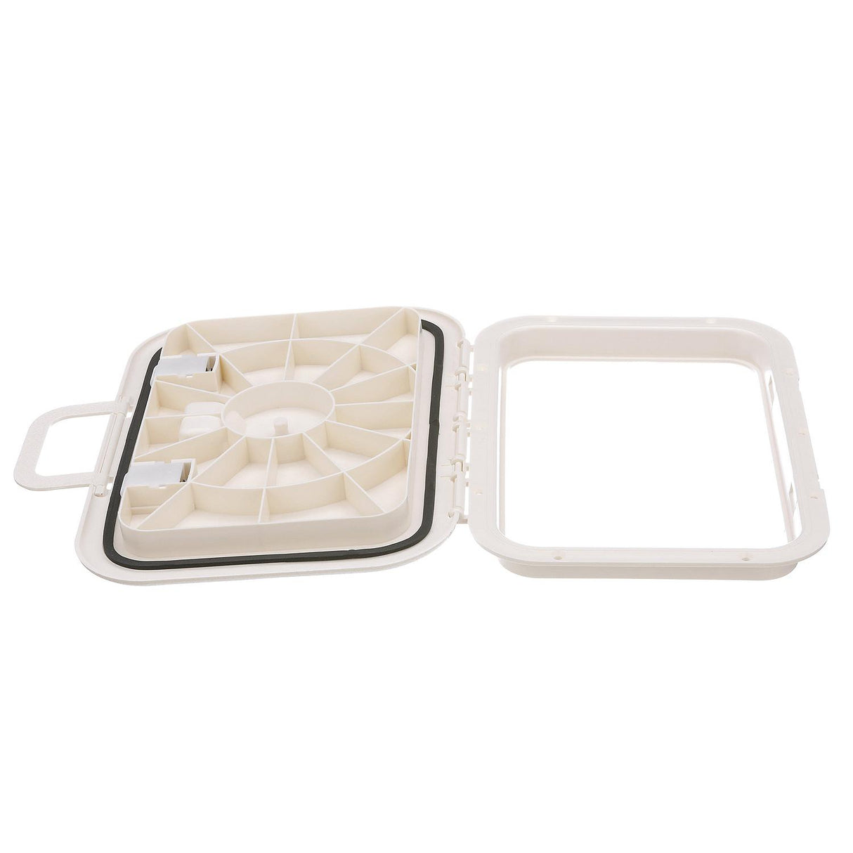 Seachoice White Offshore Hinged Low-Profile Hatch, 10 In. X 20 In. - 39201 - official Seachoice product image 3