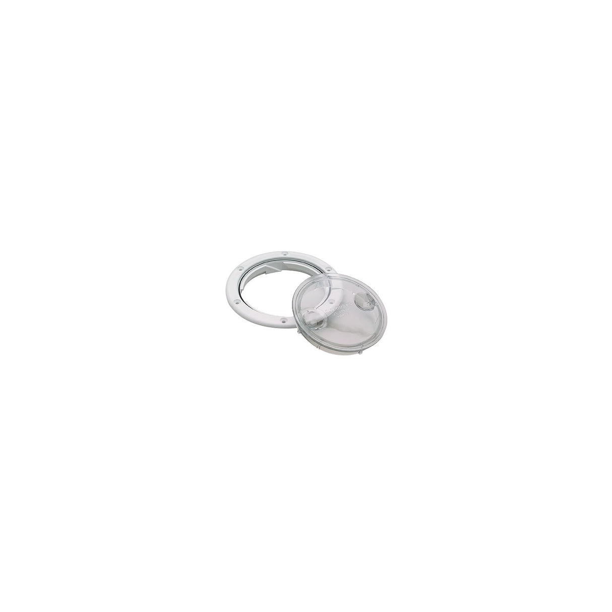 Seachoice 39401 Twist 'N' Lock Deck Plate, White w/ Clear Insert, Up to 6-1/2 In. Diameter - SC50-39401 - official Seachoice product image 9