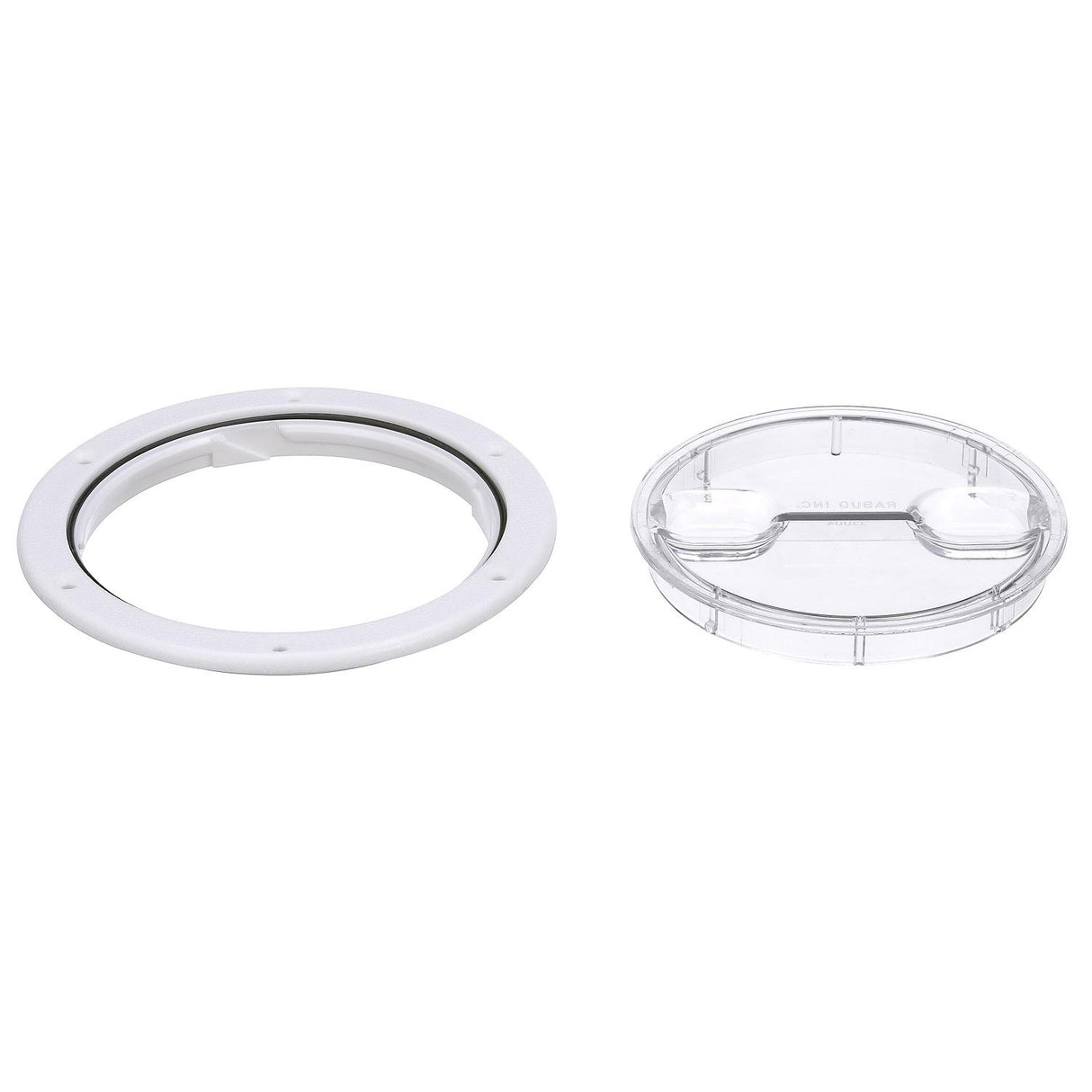 Seachoice 39401 Twist 'N' Lock Deck Plate, White w/ Clear Insert, Up to 6-1/2 In. Diameter - SC50-39401 - official Seachoice product image 8