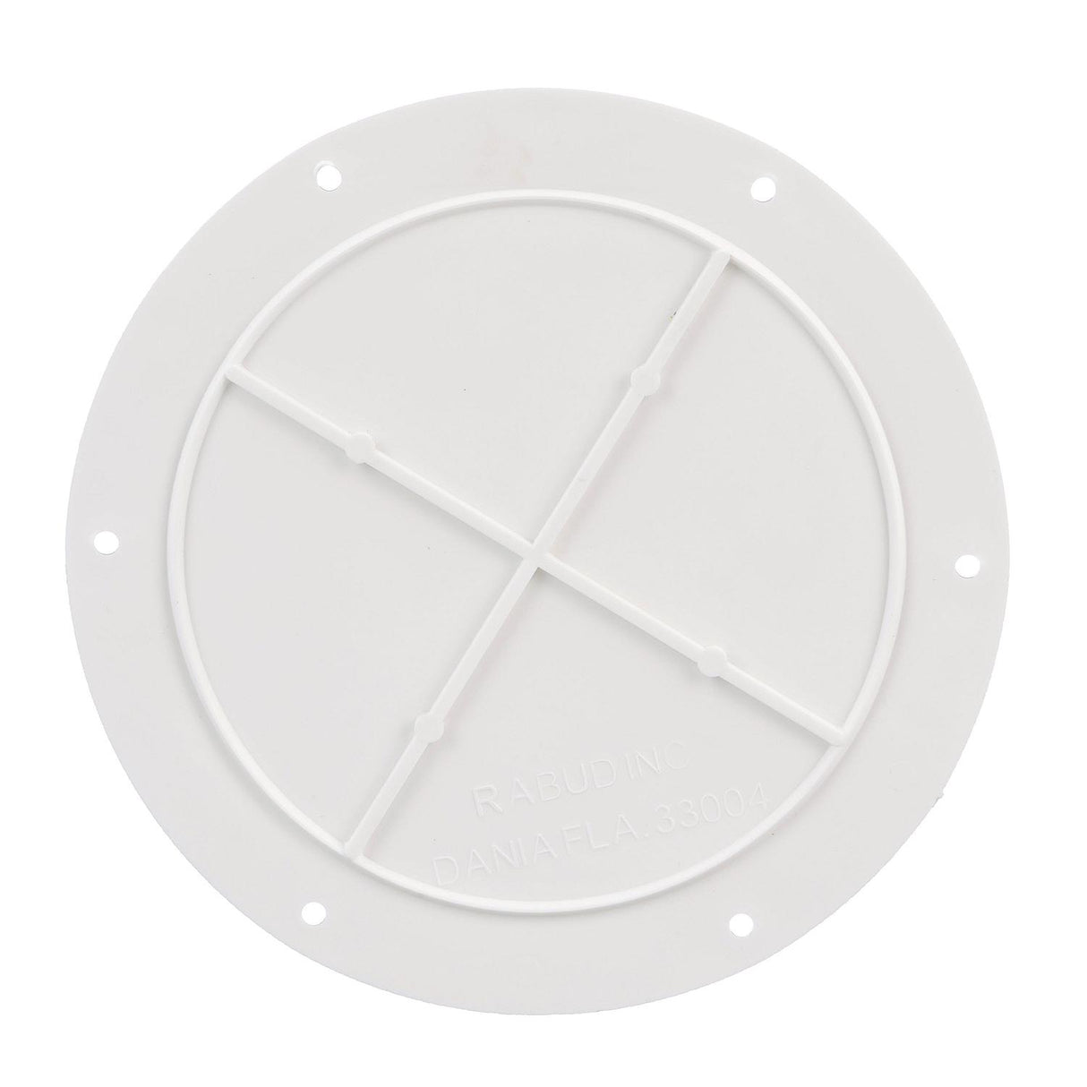 Seachoice 39591 Mounted Boat Plate Cover, Arctic White Finish, Up to 6 in. - 50-39591 - official Seachoice product image 4