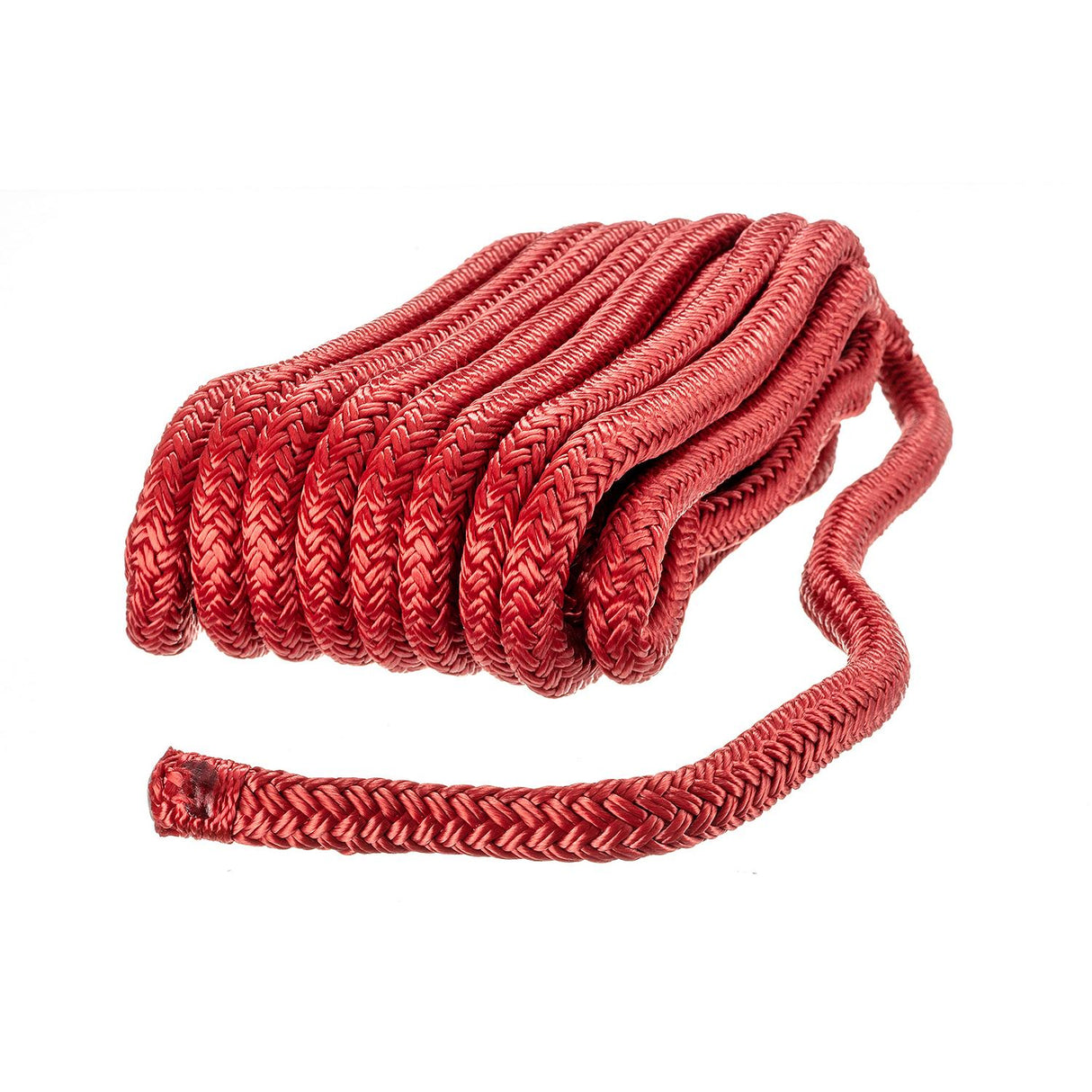 Seachoice Double-Braid Nylon Dock Line w/ Eye Splice, Pre-Shrunk, Heat Stabilized, 3/8 In. X 20 Ft., Red - 39731 - official Seachoice product image 3
