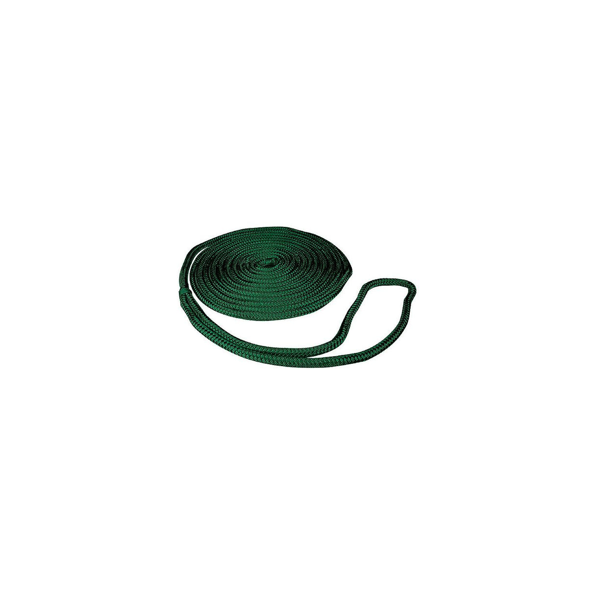 Seachoice Double-Braid Nylon Dock Line w/ Eye Splice, Pre-Shrunk, Heat Stabilized, 3/8 In. X 15 Ft., Teal Green - 39771 - official Seachoice product image 7