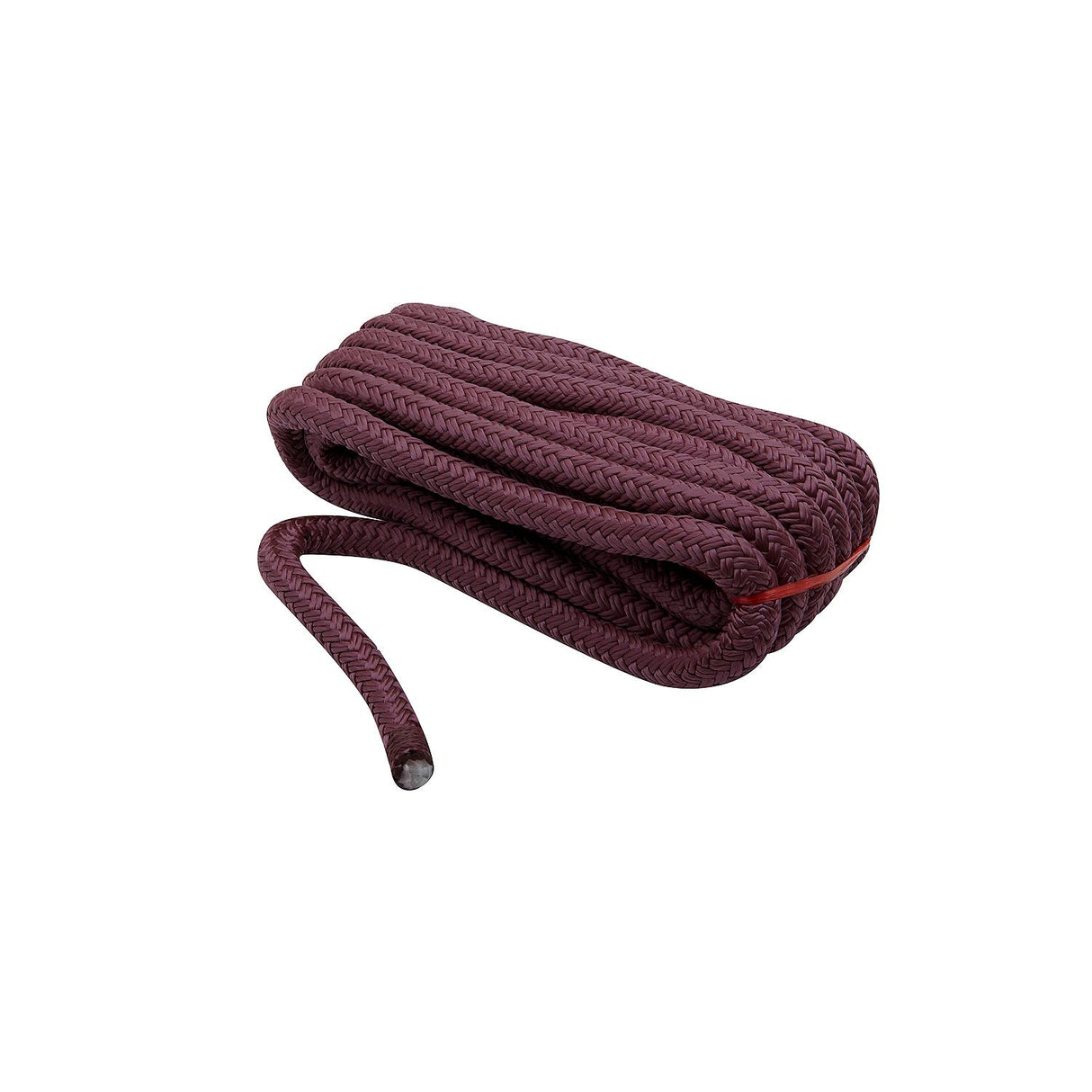 Seachoice Double-Braid Nylon Dock Line w/ Eye Splice, Pre-Shrunk, Heat Stabilized, 1/2 In. x 15 Ft., Burgandy - 39951 - official Seachoice product image 5