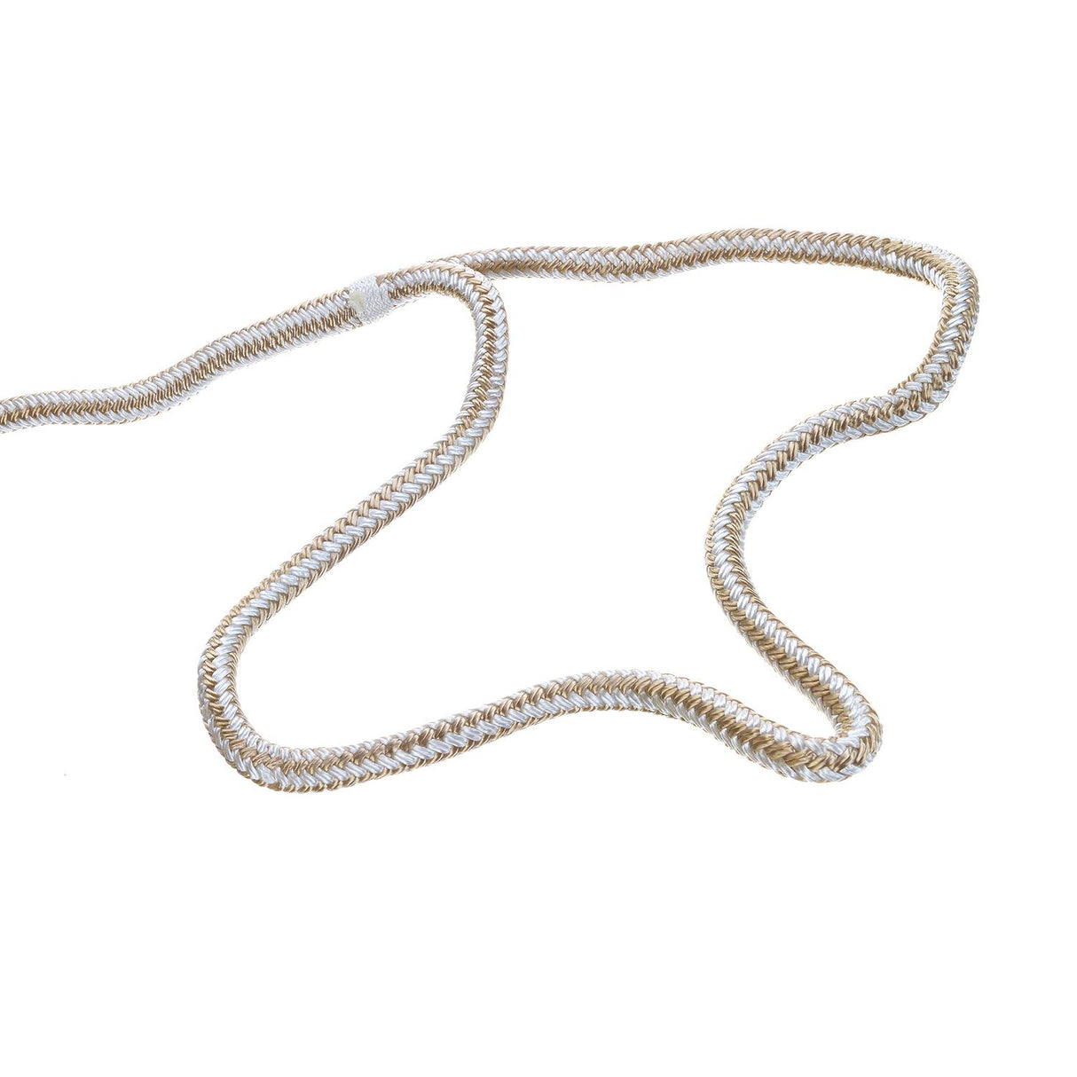 Seachoice Double-Braid Nylon Dock Line w/ Eye Splice, Pre-Shrunk, Heat Stabilized, 3/8 In. X 15 Ft., Gold White - 40011 - official Seachoice product image 4