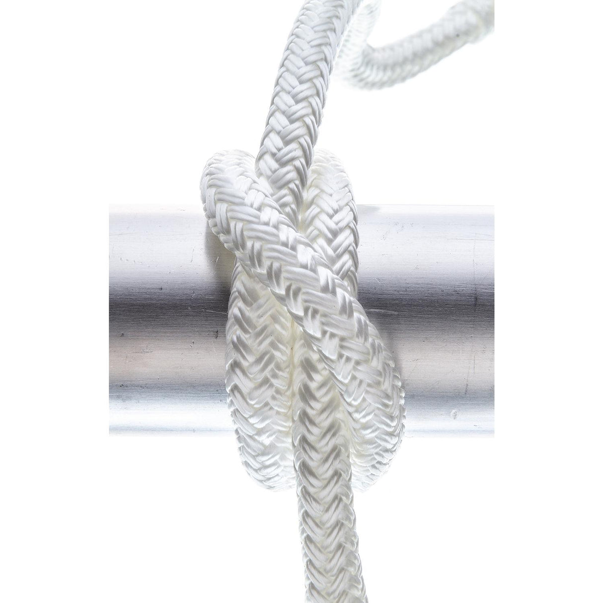 Seachoice Double-Braid Nylon Dock Line w/ Eye Splice, Pre-Shrunk, Heat Stabilized, 3/8 In. X 20 Ft., White - 40101 - official Seachoice product image 5