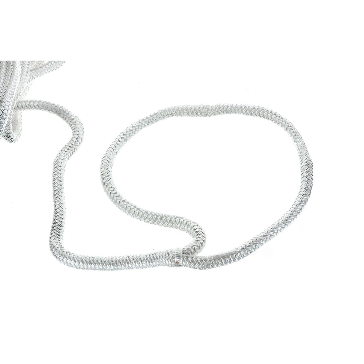 Seachoice Double-Braid Nylon Dock Line w/ Eye Splice, Pre-Shrunk, Heat Stabilized, 1/2 In. X 25 Ft., White - 40131 - official Seachoice product image 6