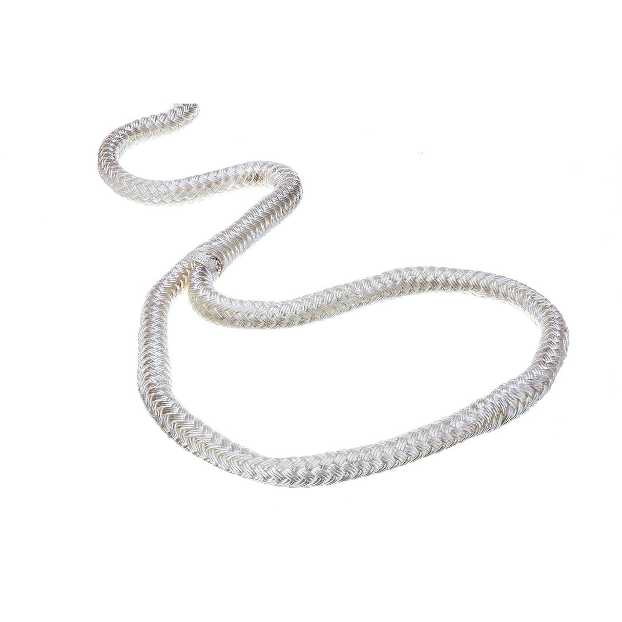 Seachoice Double Braid Nylon Dock Line, White, 5/8 in. X 35 Ft., 15 in. Eye Splice, Pre-Shrunk, Heat Stabilized - 40141 - official Seachoice product image 3