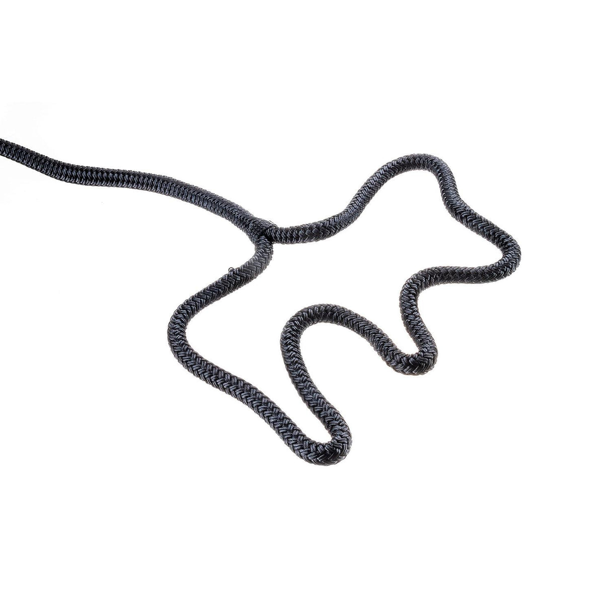 Seachoice Double-Braid Nylon Dock Line w/ Eye Splice, Pre-Shrunk, Heat Stabilized, 3/8 In. X 25 Ft., Black - 40321 - official Seachoice product image 4
