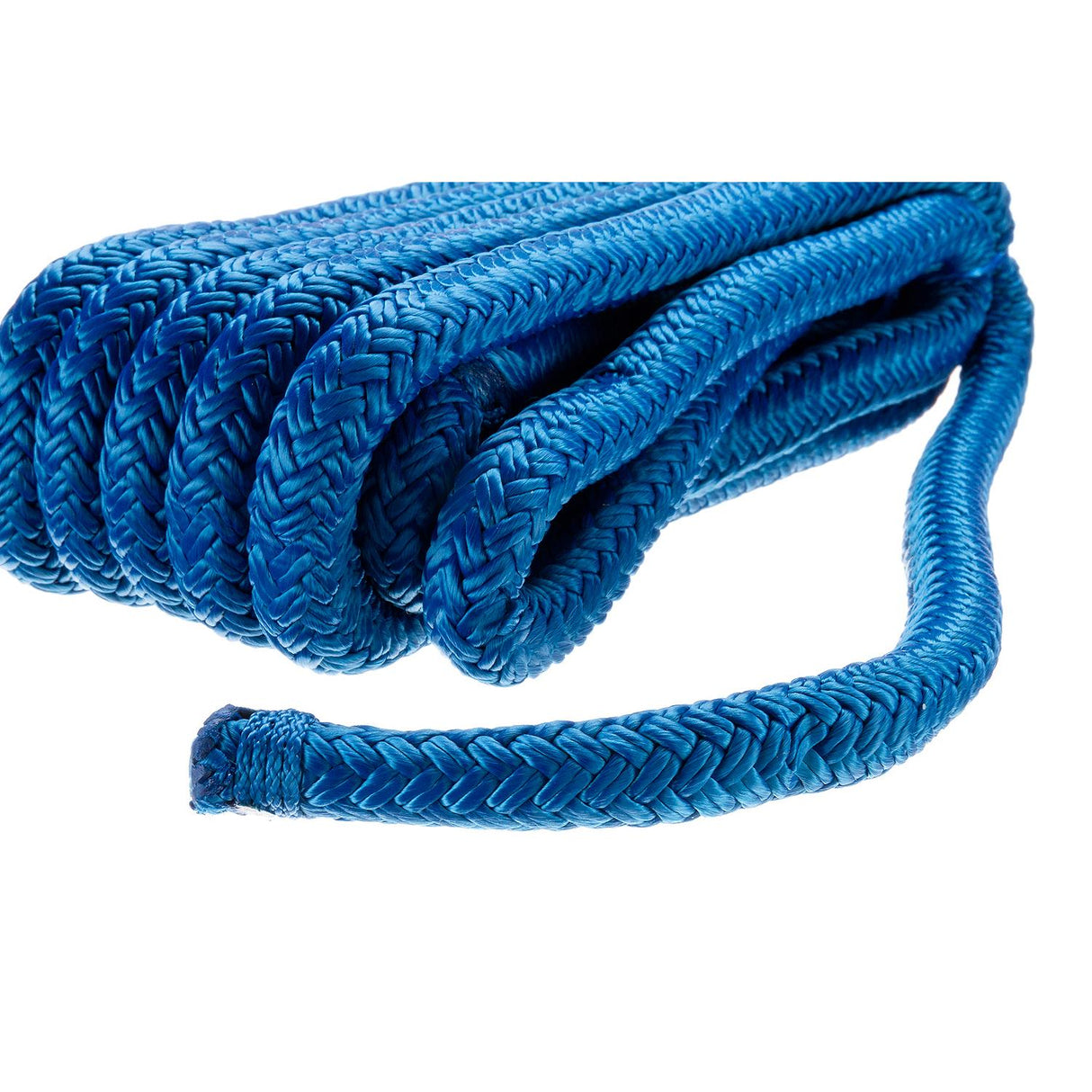 Seachoice Double-Braid Nylon Dock Line w/ Eye Splice, Pre-Shrunk, Heat Stabilized, 1/2 In. X 15 Ft., Blue - 40361 - official Seachoice product image 4