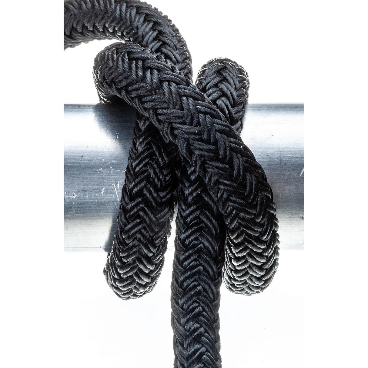 Seachoice Double-Braid Nylon Dock Line w/ Eye Splice, Pre-Shrunk, Heat Stabilized, 1/2 In. X 25 Ft., Black - 40381 - official Seachoice product image 4