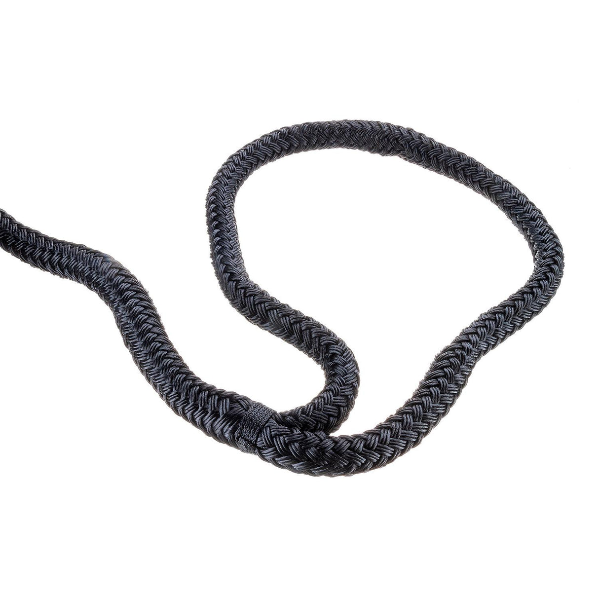 Seachoice Double-Braid Nylon Dock Line w/ Eye Splice, Pre-Shrunk, Heat Stabilized, 5/8 In. X 35 Ft., Black - 40421 - official Seachoice product image 4