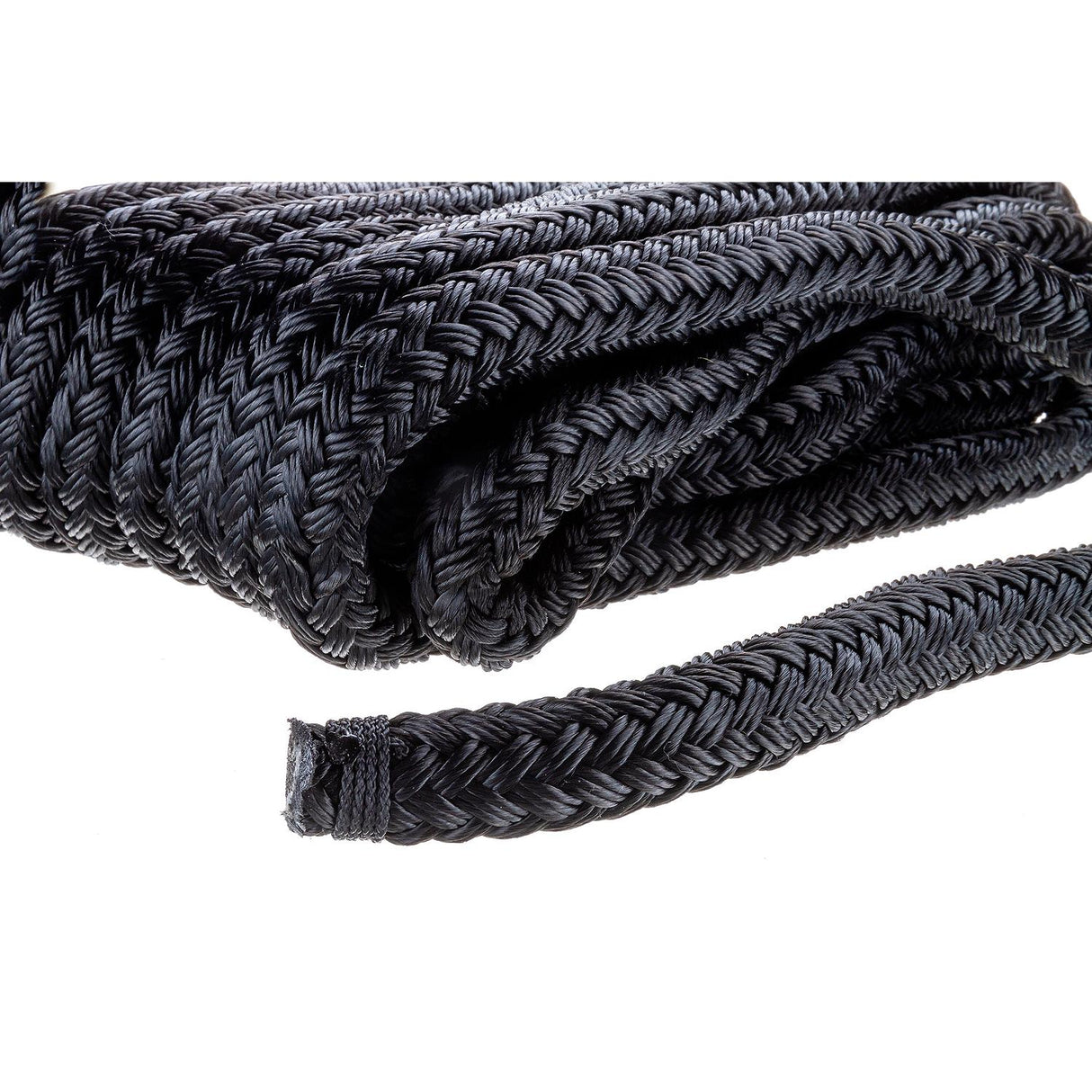 Seachoice Double-Braid Nylon Dock Line w/ Eye Splice, Pre-Shrunk, Heat Stabilized, 5/8 In. X 25 Ft., Black - 40441 - official Seachoice product image 3