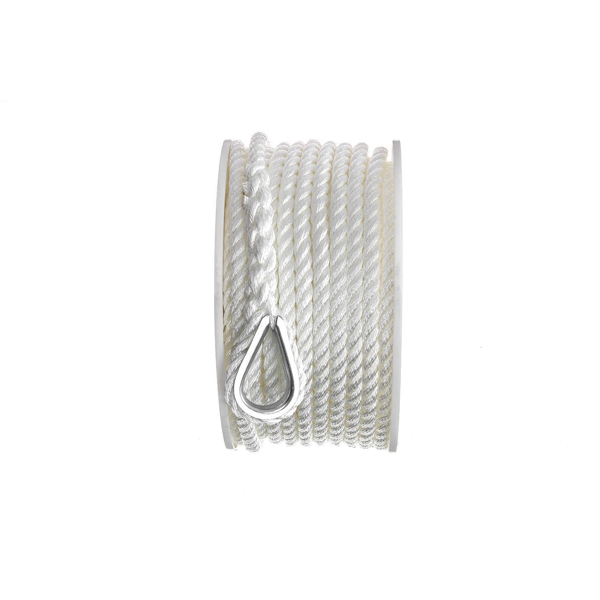 Seachoice Anchor Line Rope, 3-Strand Twisted, White, Nylon, 3/8 In. X 100 Ft. - 40711 - official Seachoice product image 4