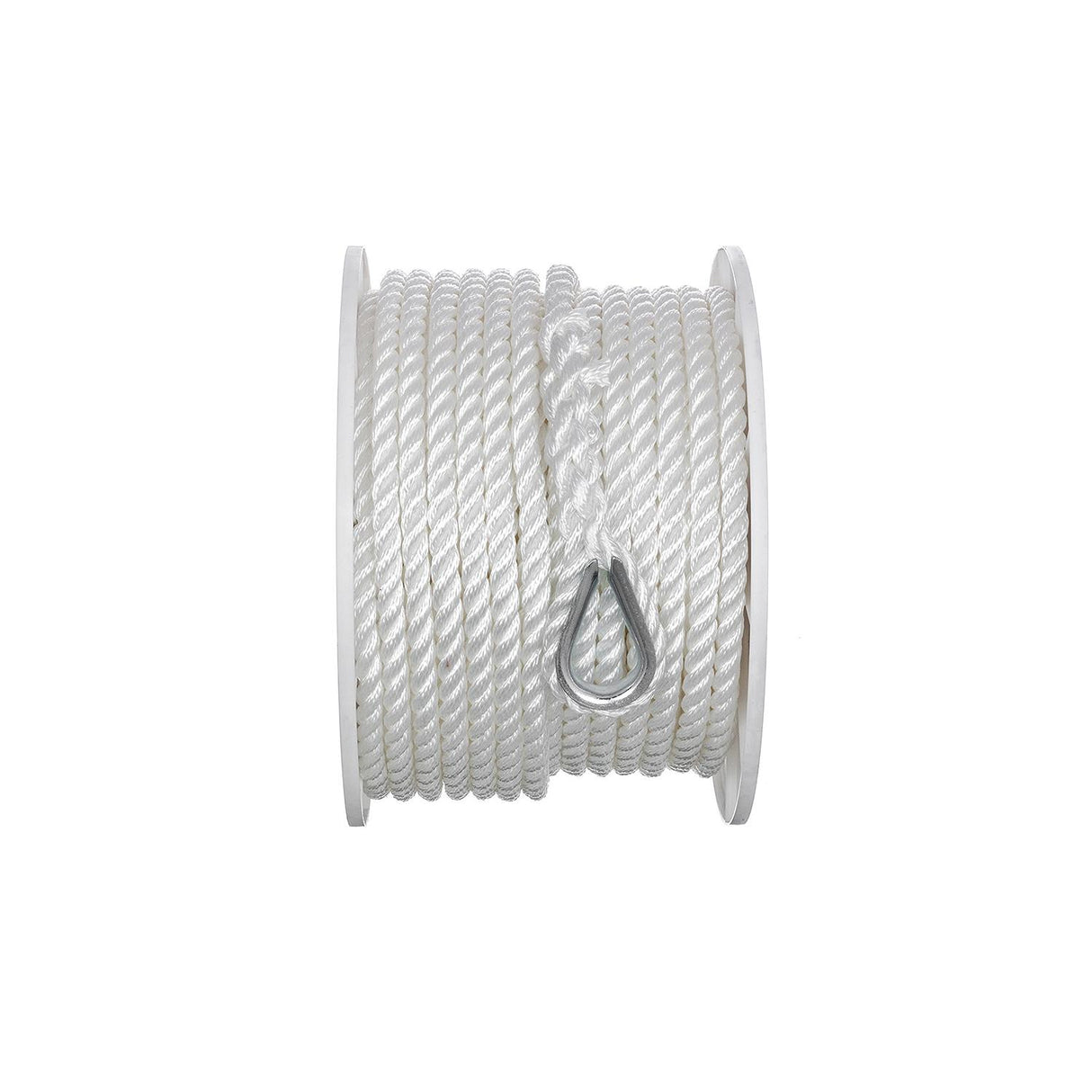 Seachoice Anchor Line Rope, 3-Strand Twisted, White, Nylon, 1/2 in. X 150 Ft. - 40741 - official Seachoice product image 3