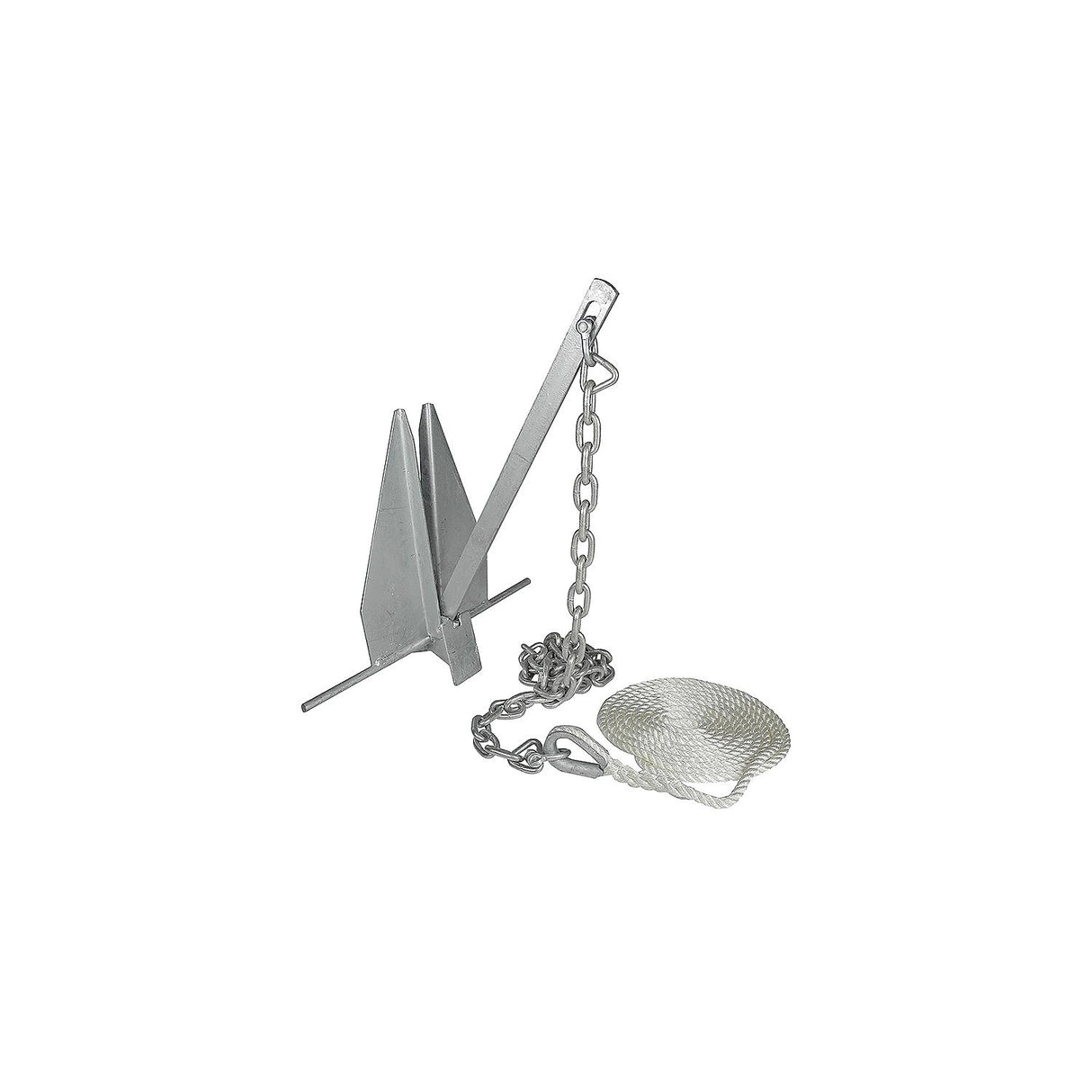 Seachoice Deluxe Anchor Kit, Hot-Dipped Galvanized Steel, Includes Lead Chain, Shackles, 150-Ft. Anchor Line, for Boats 17-24 Ft. - 41722 - official Seachoice product image 6