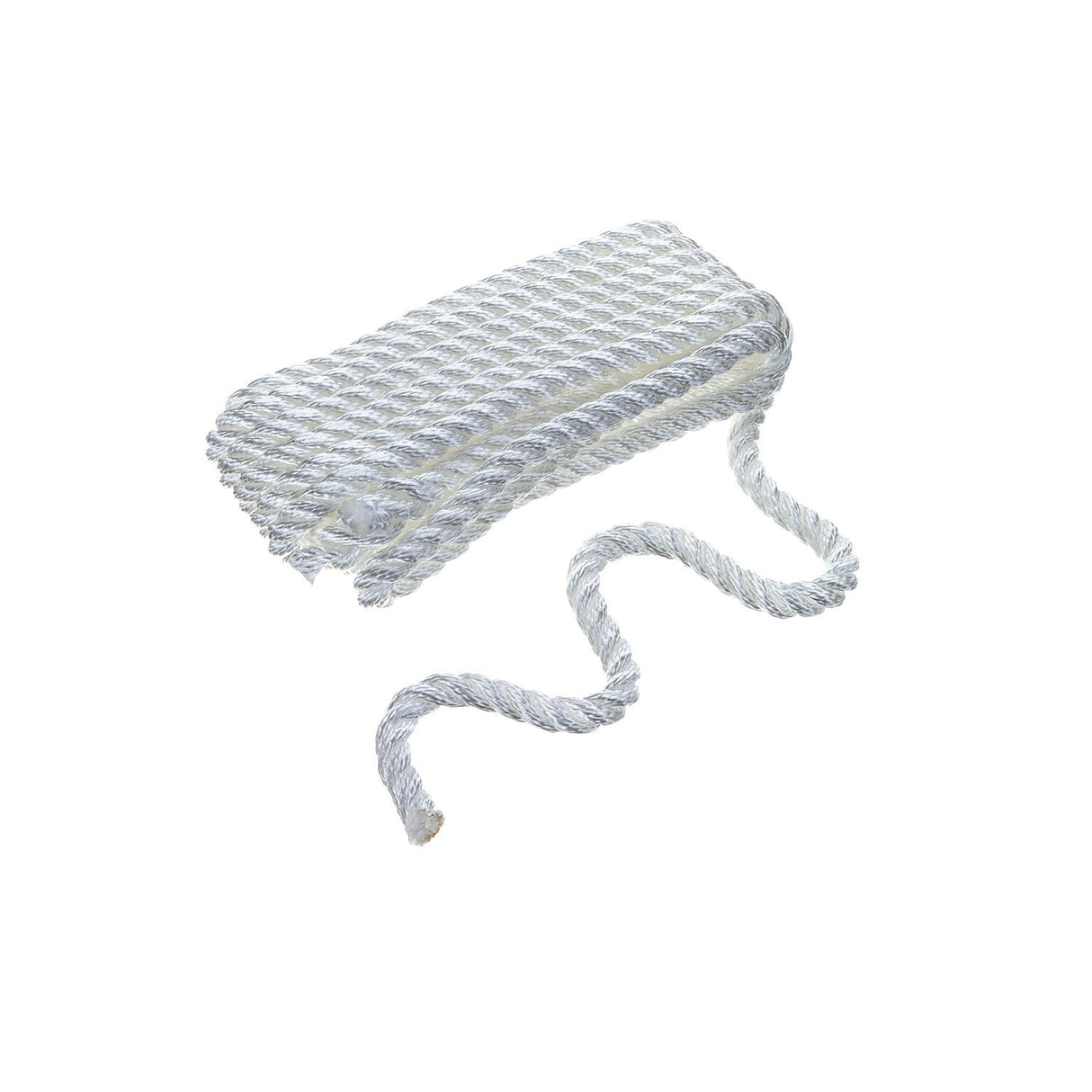 Seachoice High Quality Dock Rope for Boating - 3-Strand Twisted Nylon Dock Line, â -Inch x 15 Feet, White - 42511 - official Seachoice product image 5