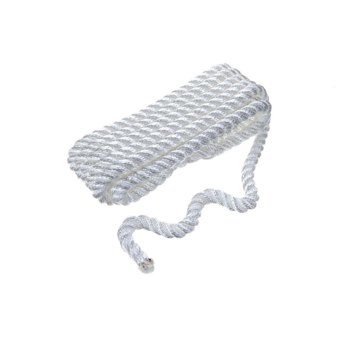 Seachoice High Quality Dock Rope for Boating - 3-Strand Twisted Nylon Dock Line, ½-Inch x 15 Feet, White - 42551 - official Seachoice product image 4