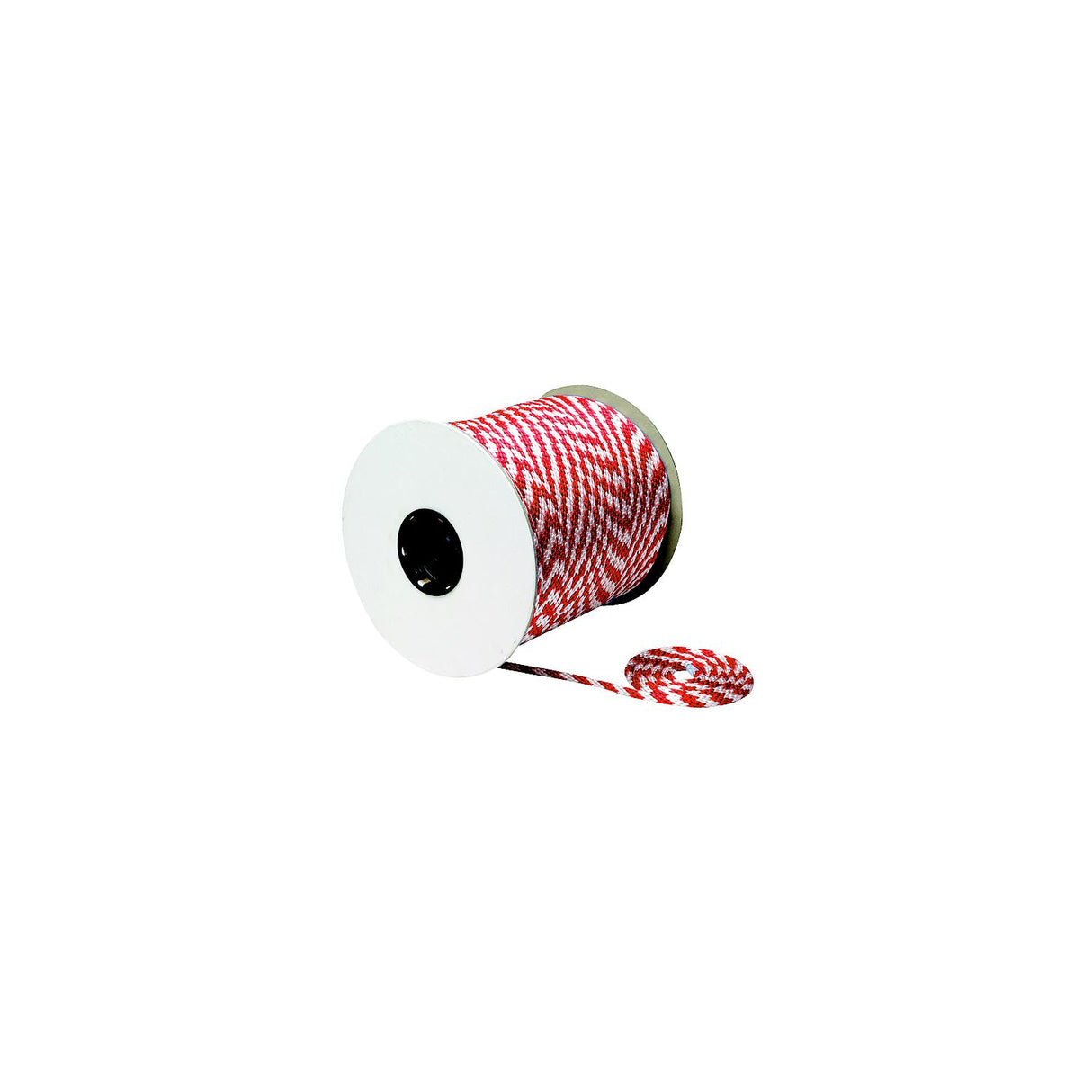 Seachoice 42770 Red/White Solid Braid MFP Multi-Purpose Spool (Derby Rope), 3/8" x 500' - 42770