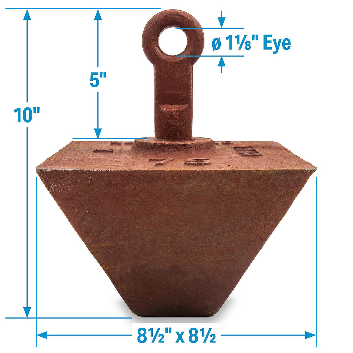 Seachoice Pyramid Anchor - 50 Lb - 43890 - official Seachoice product image 3