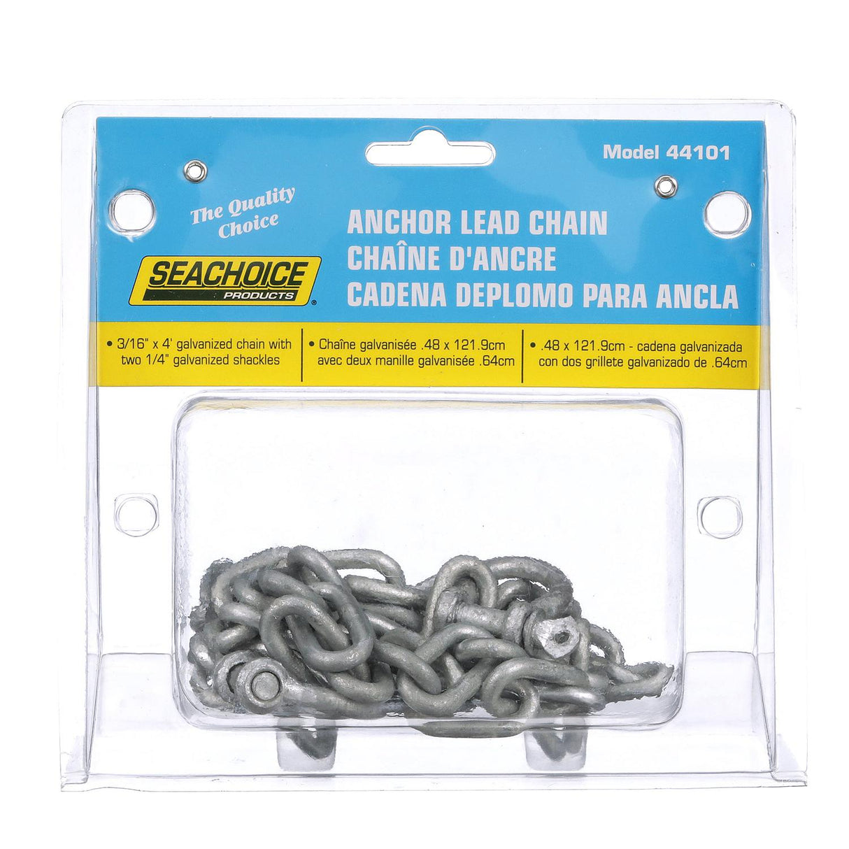 Seachoice Galvanized Anchor Lead Chain, 3/16 In. X 4 Ft. - 44101 - official Seachoice product image 7
