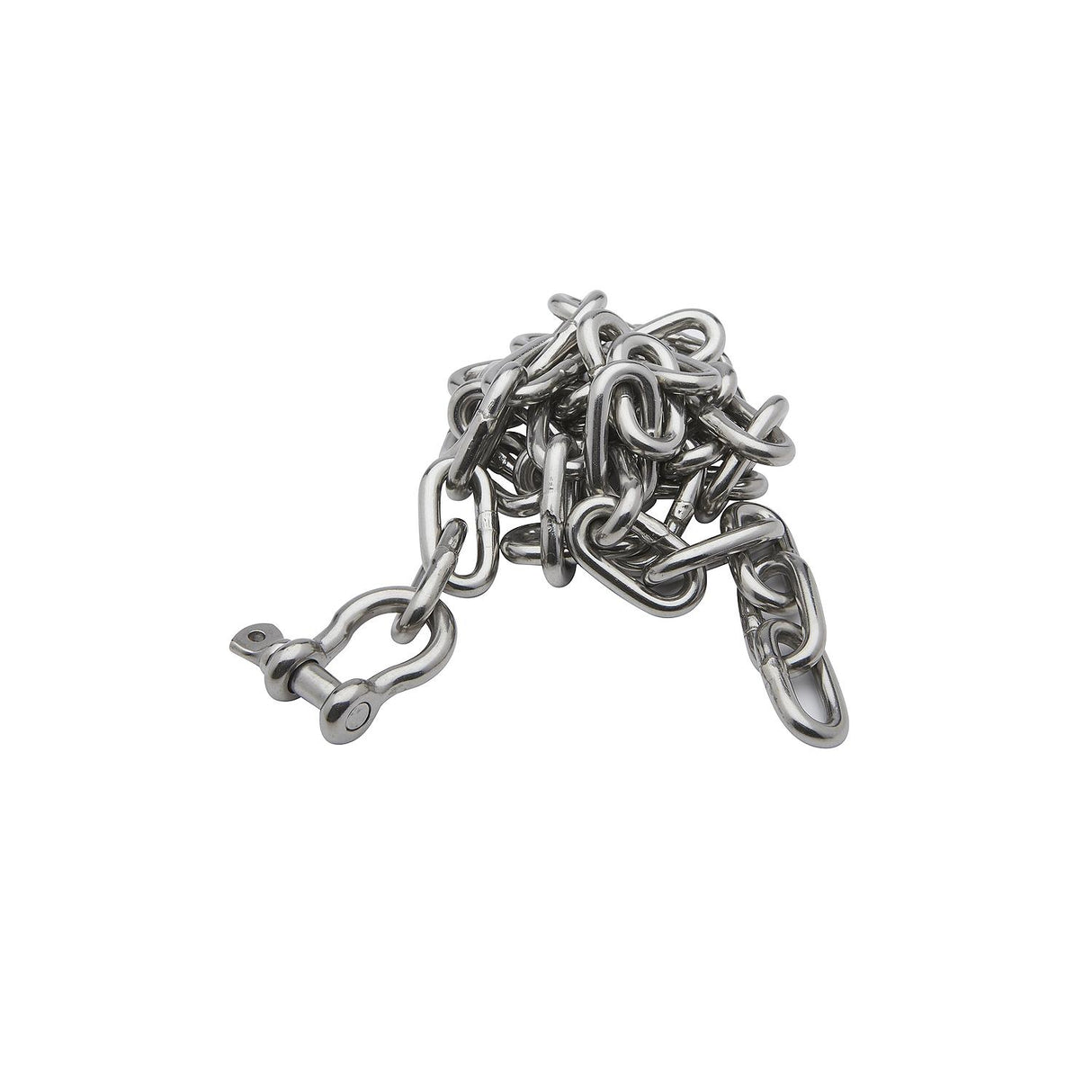 Seachoice 1/4 In. X 4 Ft. Chain, 304 Stainless Steel w/ Shack - 44123