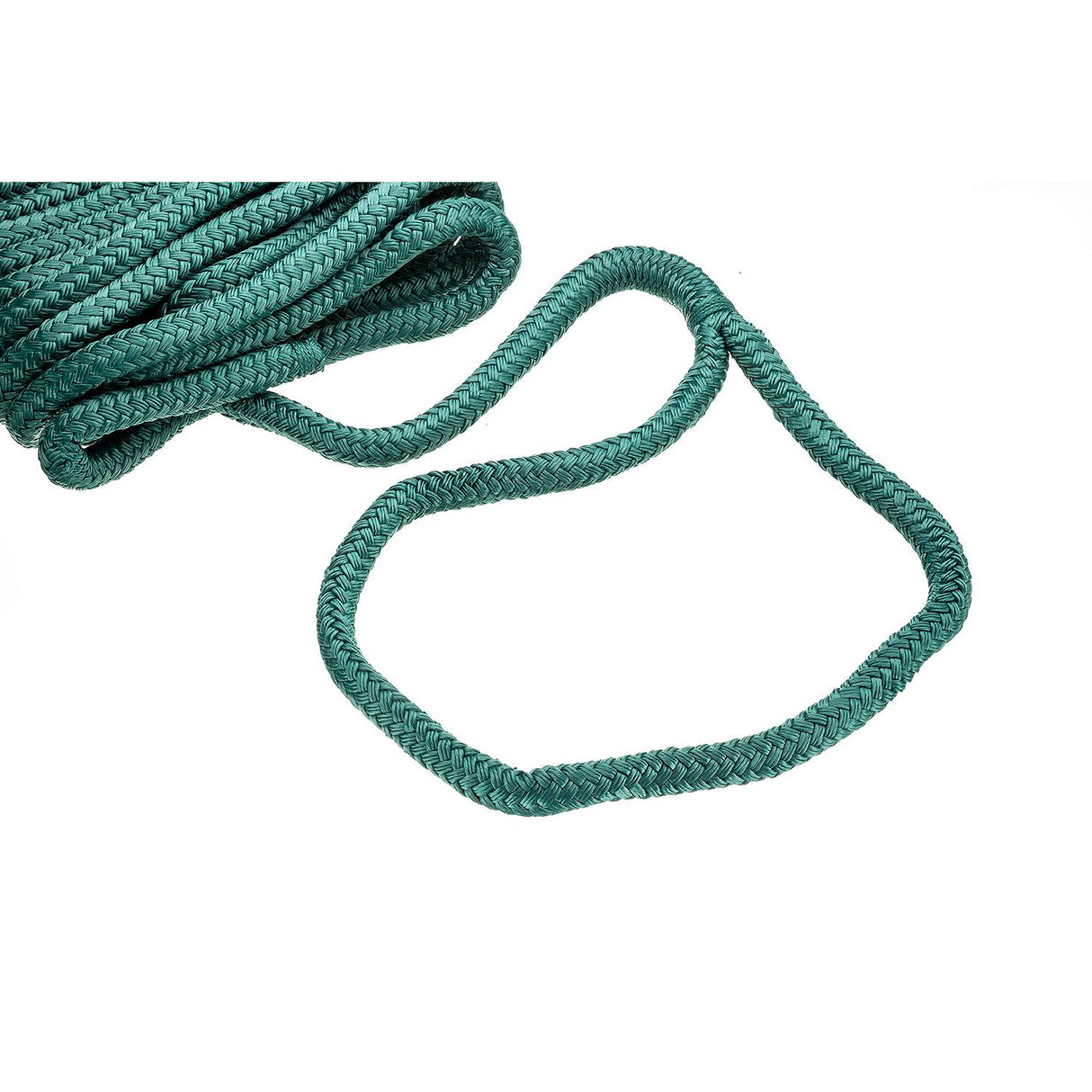 Seachoice 46981 Double-Braid Nylon Dock Line w/ Eye Splice, Pre-Shrunk, Heat Stabilized, 5/8 In. X 30 Ft., Forest Green - 46981 - official Seachoice product image 3